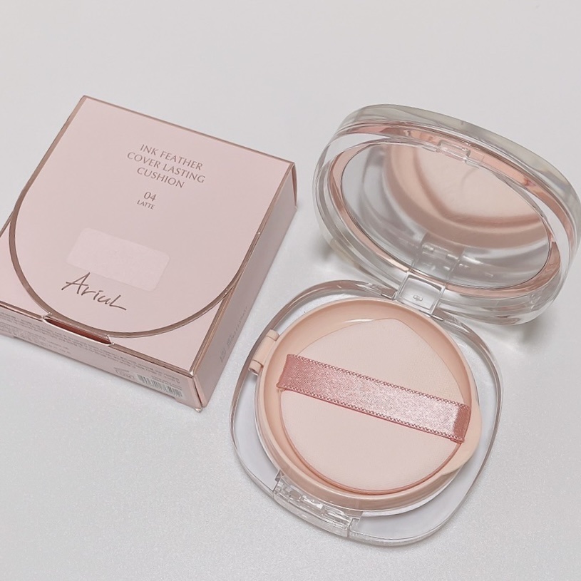 アリウル インクフェザーカバーラスティングクッション/Ariul/クッションファンデーションを使ったクチコミ（3枚目）
