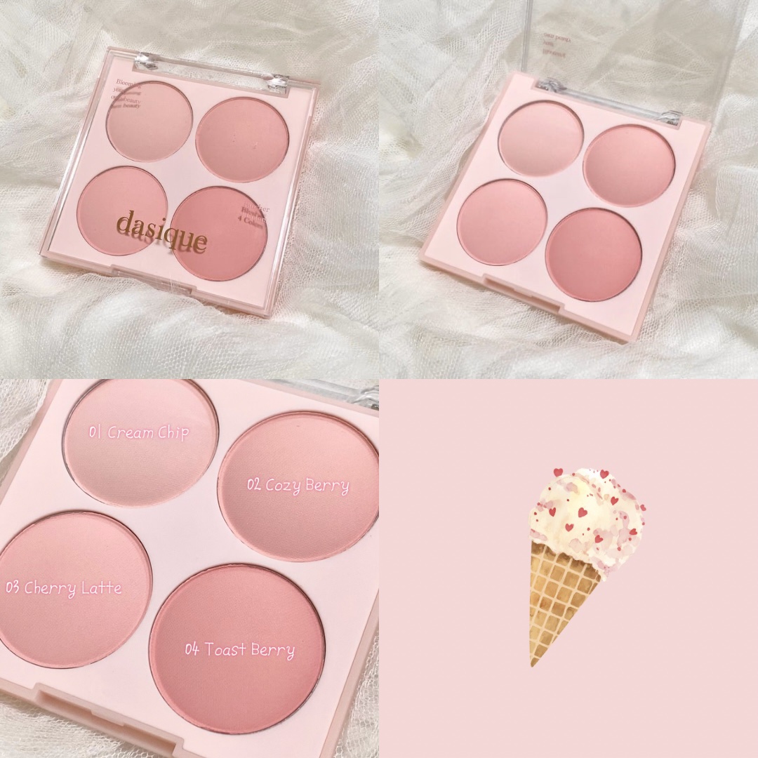 ブレンディングムードチーク/dasique/パウダーチークを使ったクチコミ（2枚目）