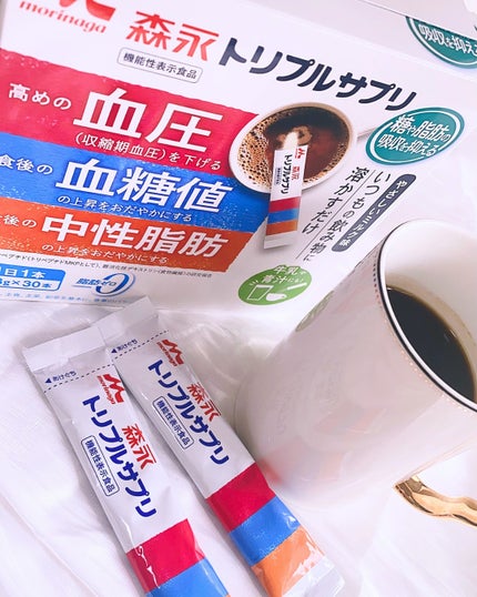 森永 トリプルサプリのクチコミ「.
.
ねぇみんな…生活習慣、大丈夫?
✔︎脂っぽい食事になりがち
✔︎今は大丈夫と思って対.....」(1枚目)