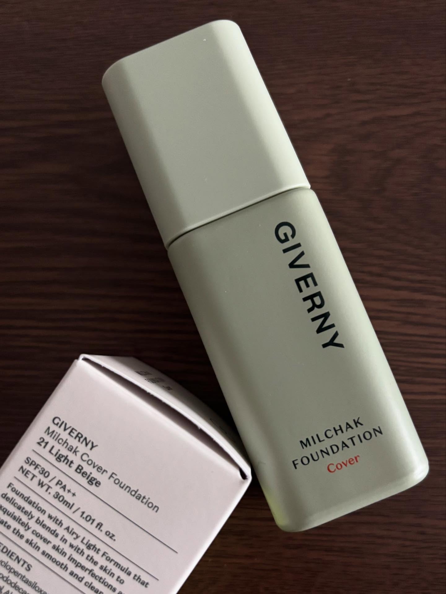 ジヴェルニー 密着カバーファンデーション/GIVERNY/リキッドファンデーションを使ったクチコミ（2枚目）