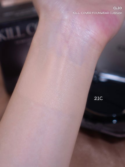 キル カバー ファンウェア クッション ザ オリジナル/CLIO/クッションファンデーションを使ったクチコミ(5枚目)