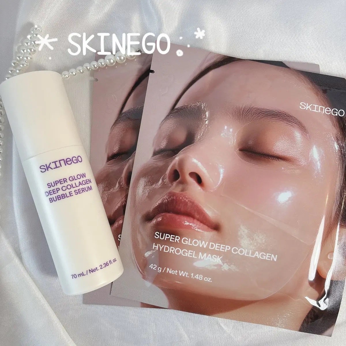 みづき☽コスメ*スキンケア on LIPS 「ポンプを押すとふわふわの泡状セラムが出てくる美容液🫧しっとり感..」(1枚目)