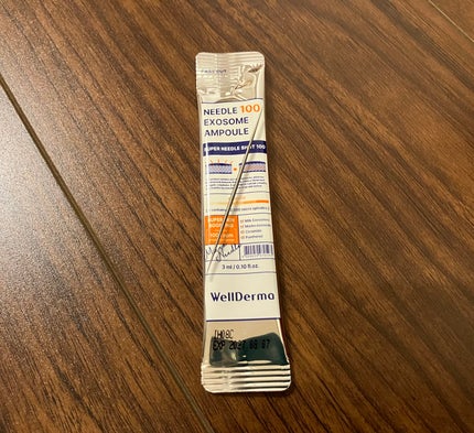 ウェルダーマニードル100 エクソソームアンプル 3g/WellDerma/美容液を使ったクチコミ(1枚目)
