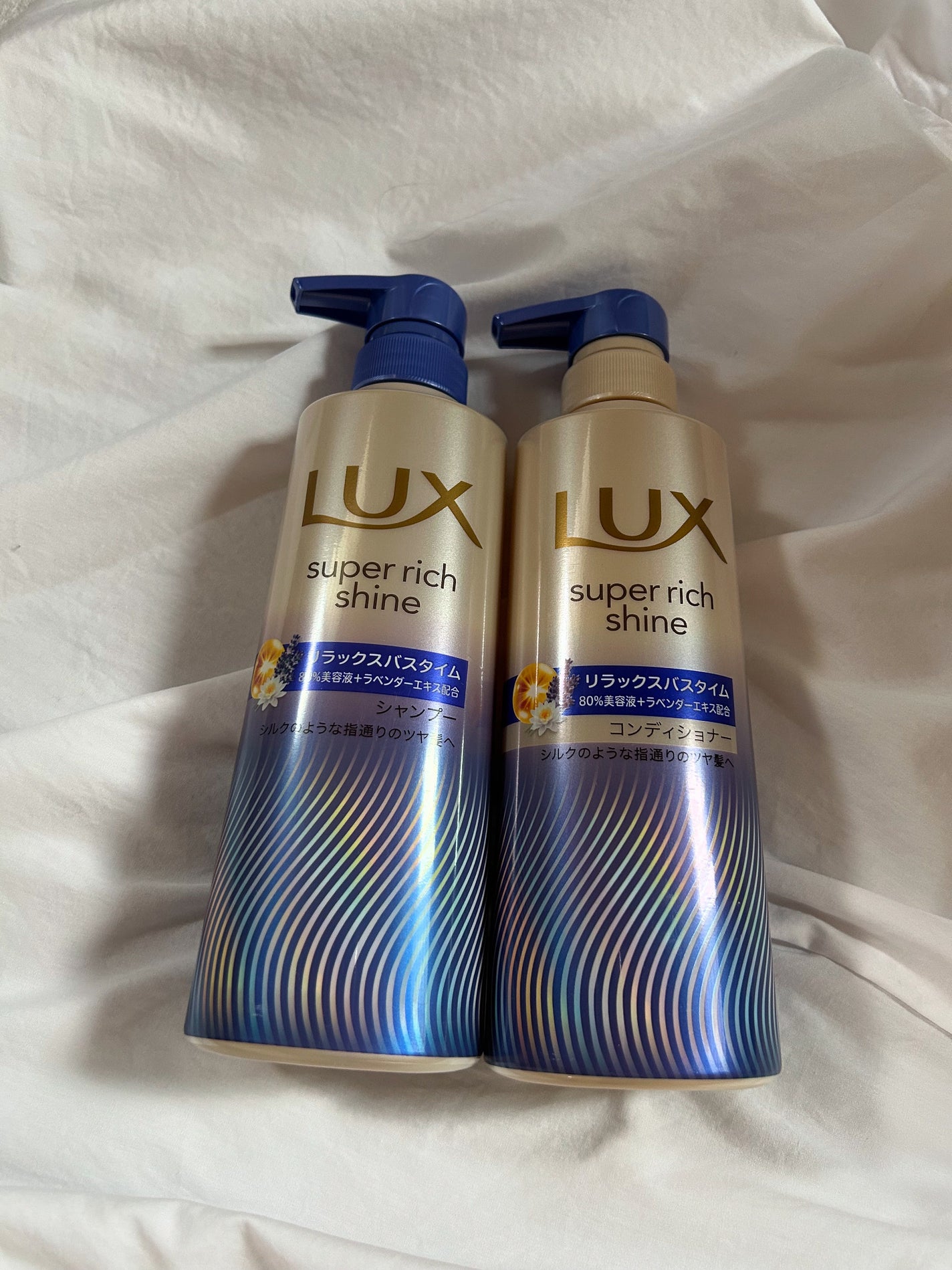 ラックス スーパーリッチシャイン リラックスナイトケア シャンプー/コンディショナー/LUX/市販シャンプーを使ったクチコミ(1枚目)