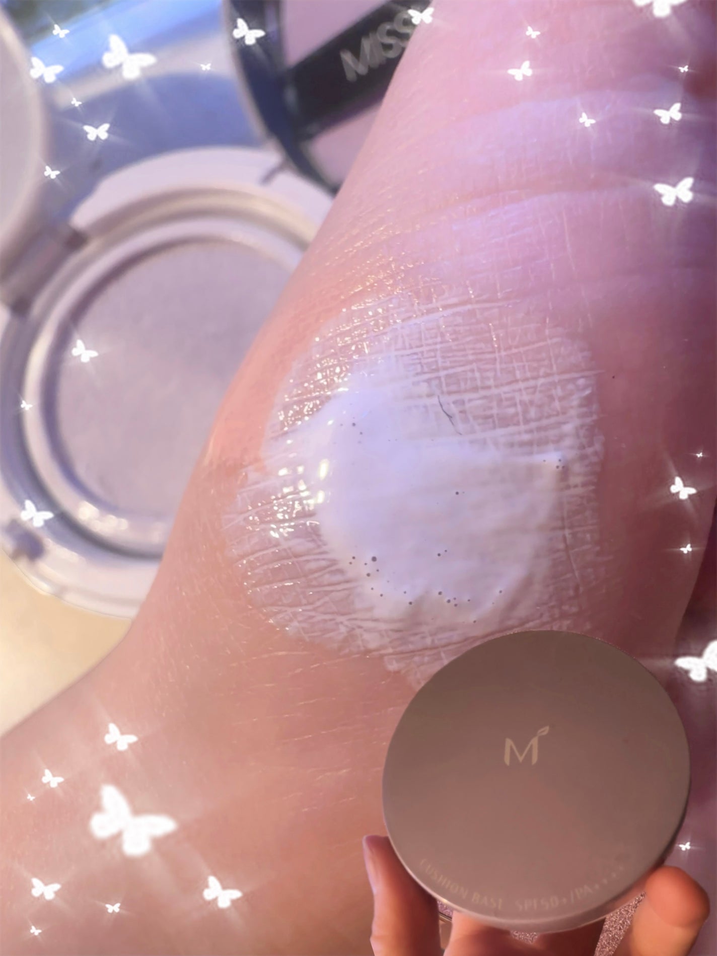 M クッションベース(ピーチ)/MISSHA/化粧下地を使ったクチコミ(6枚目)