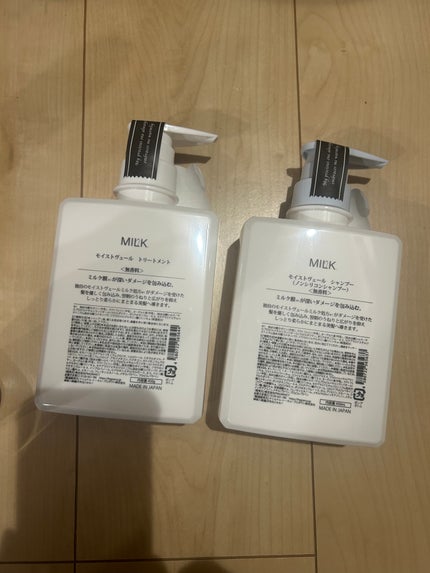 モイストヴェール シャンプー/トリートメント<無香料>/MILK./市販シャンプーを使ったクチコミ(2枚目)