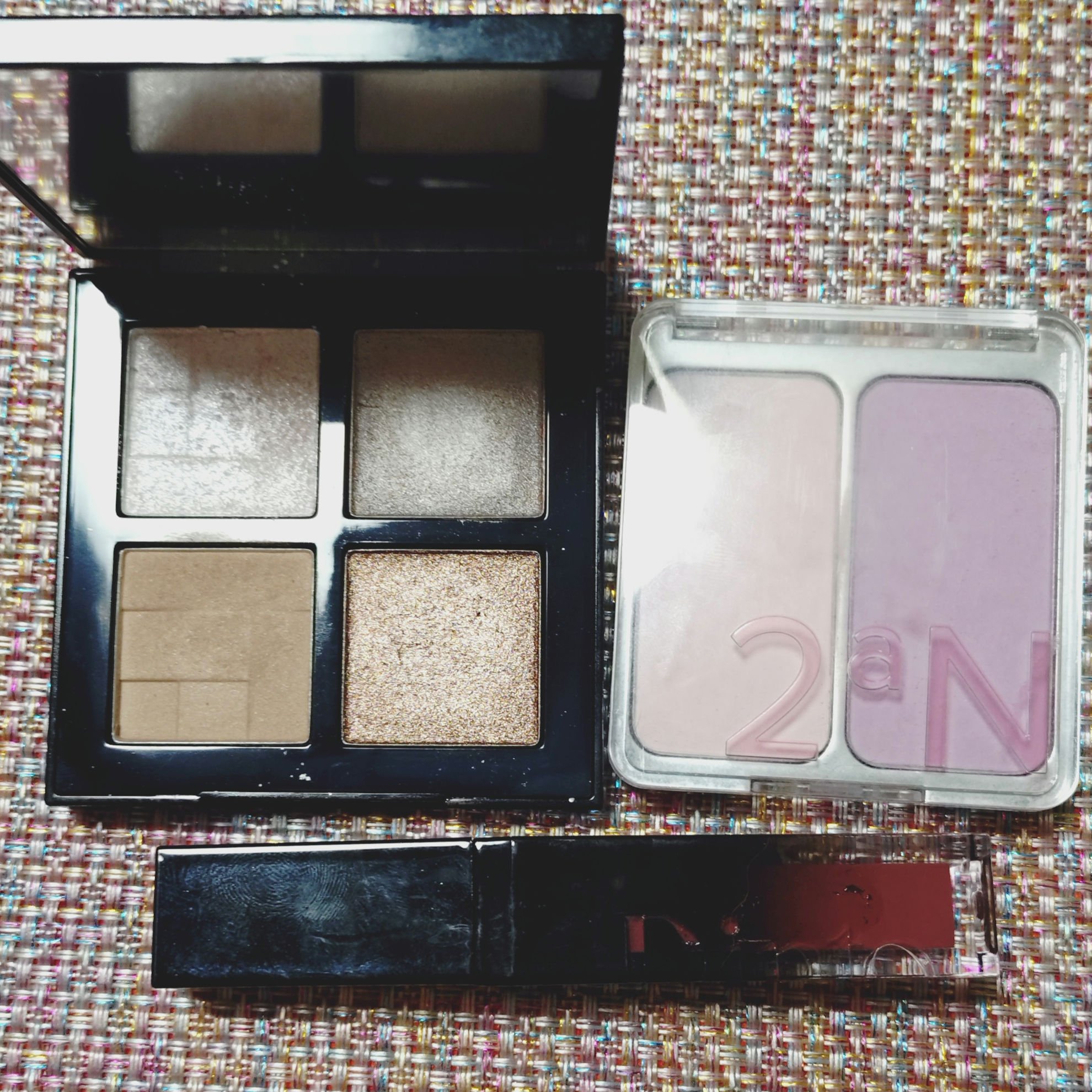 デュアルチーク 【新】01 コットンキャンディバイオレット/2aN/パウダーチークを使ったクチコミ（1枚目）