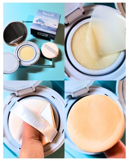 グラシアル バイオーム ウォーター ノーセバム クッション/parnell/クッションファンデーションを使ったクチコミ(3枚目)