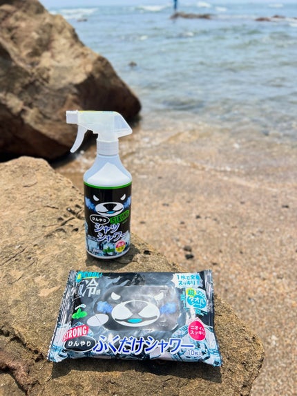 ひんやりふくだけシャワー ストロングミント/ときわ商会/ボディシートを使ったクチコミ(6枚目)