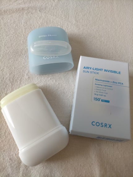 エアリーライト 透明UVスティック/COSRX/日焼け止めスティックを使ったクチコミ(2枚目)