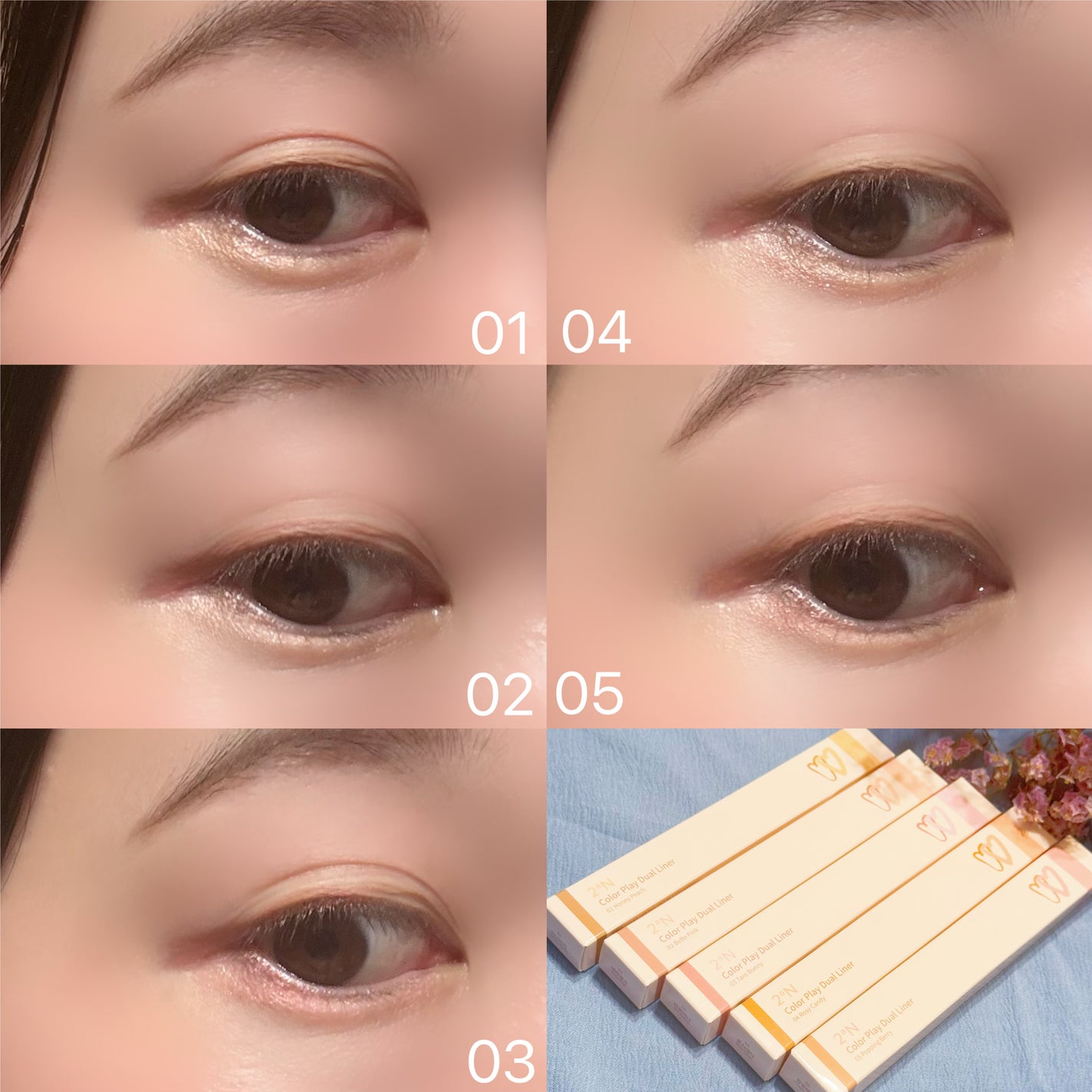 カラープレイデュアルライナー/2aN/スティックアイシャドウを使ったクチコミ(6枚目)