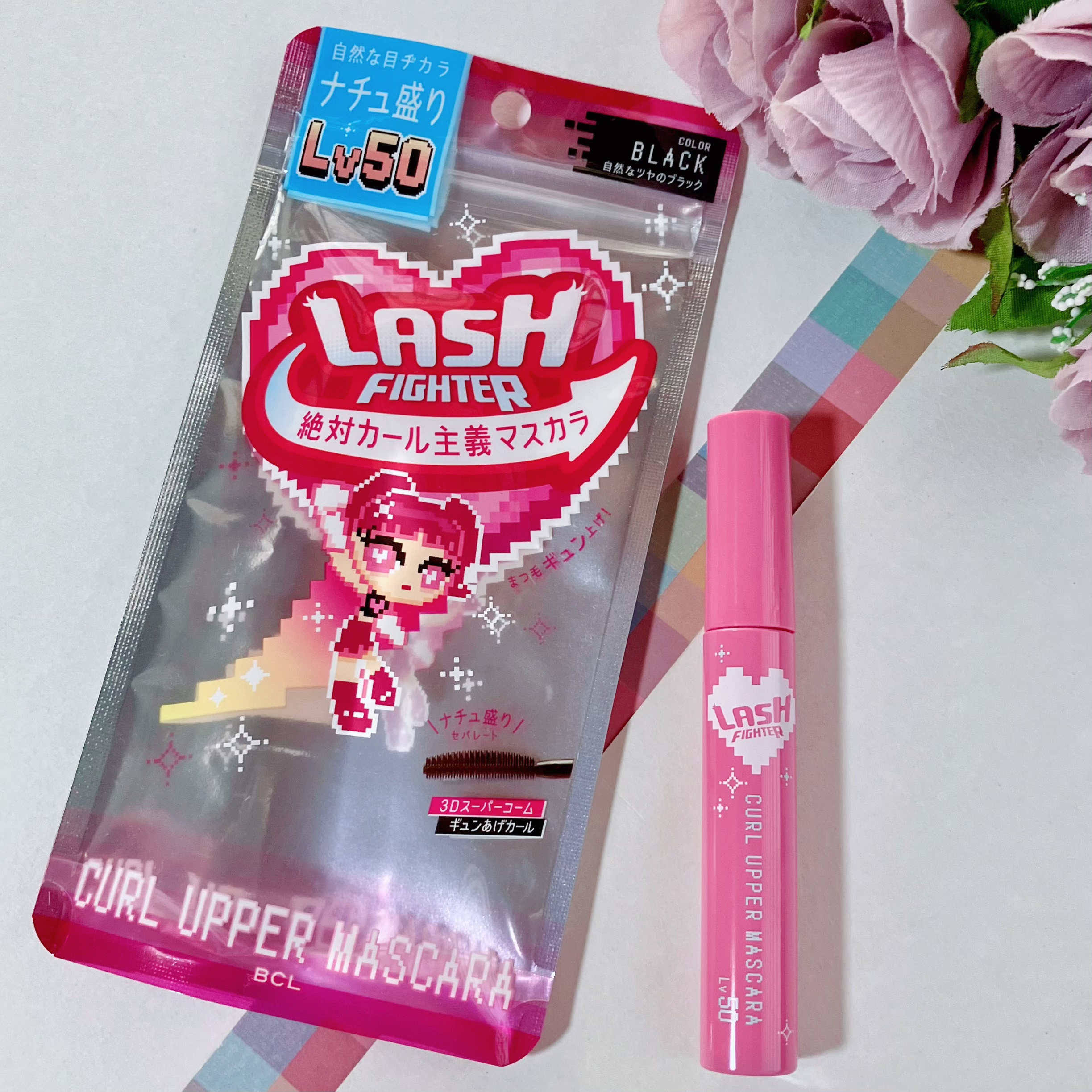 ラッシュファイター　カールアッパーマスカラ　Lv50/ラッシュファイター/マスカラを使ったクチコミ（2枚目）