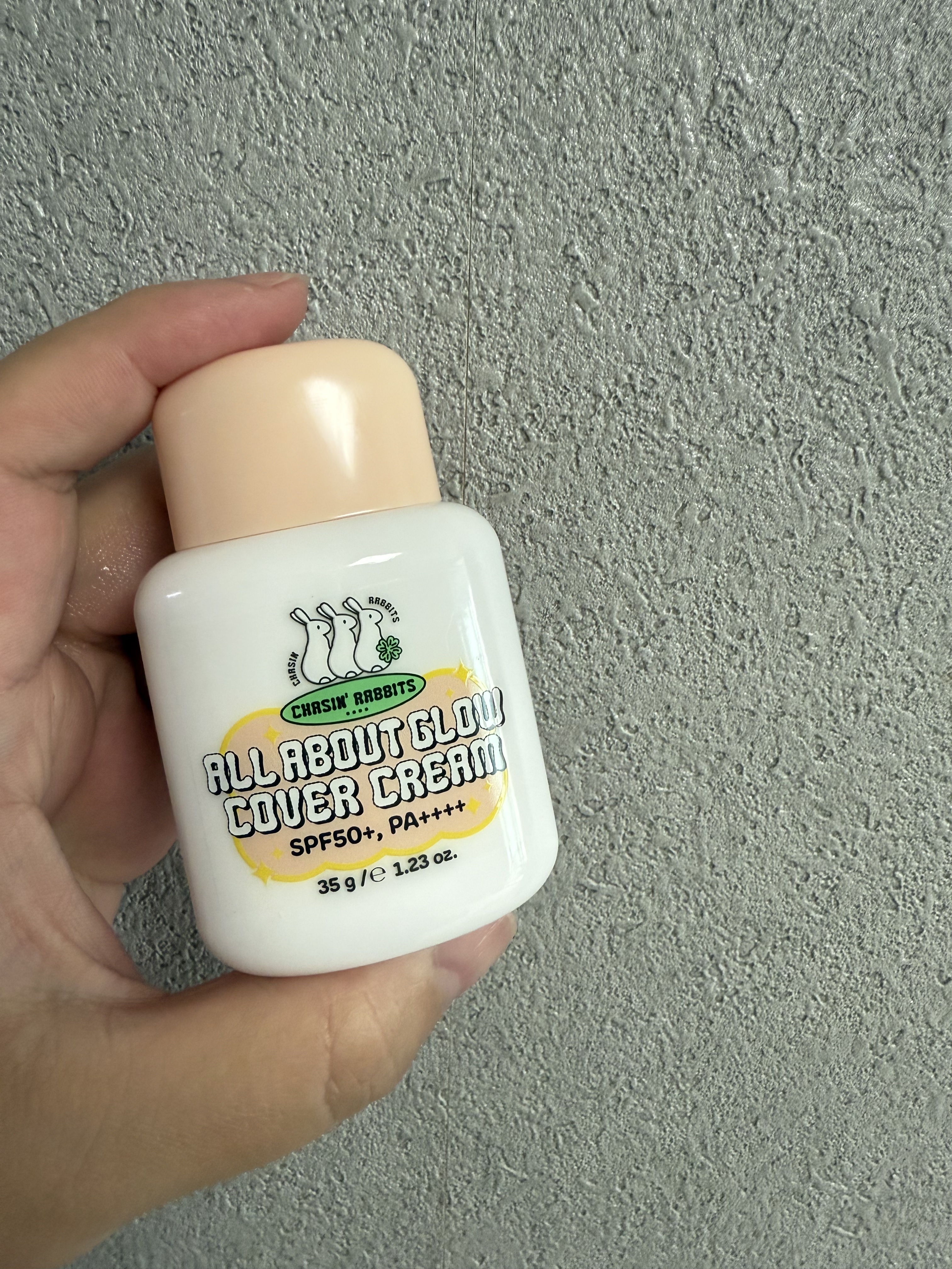 オールアバウトグロウカバークリーム/CHASIN'RABBITS/日焼け止めクリームを使ったクチコミ（1枚目）