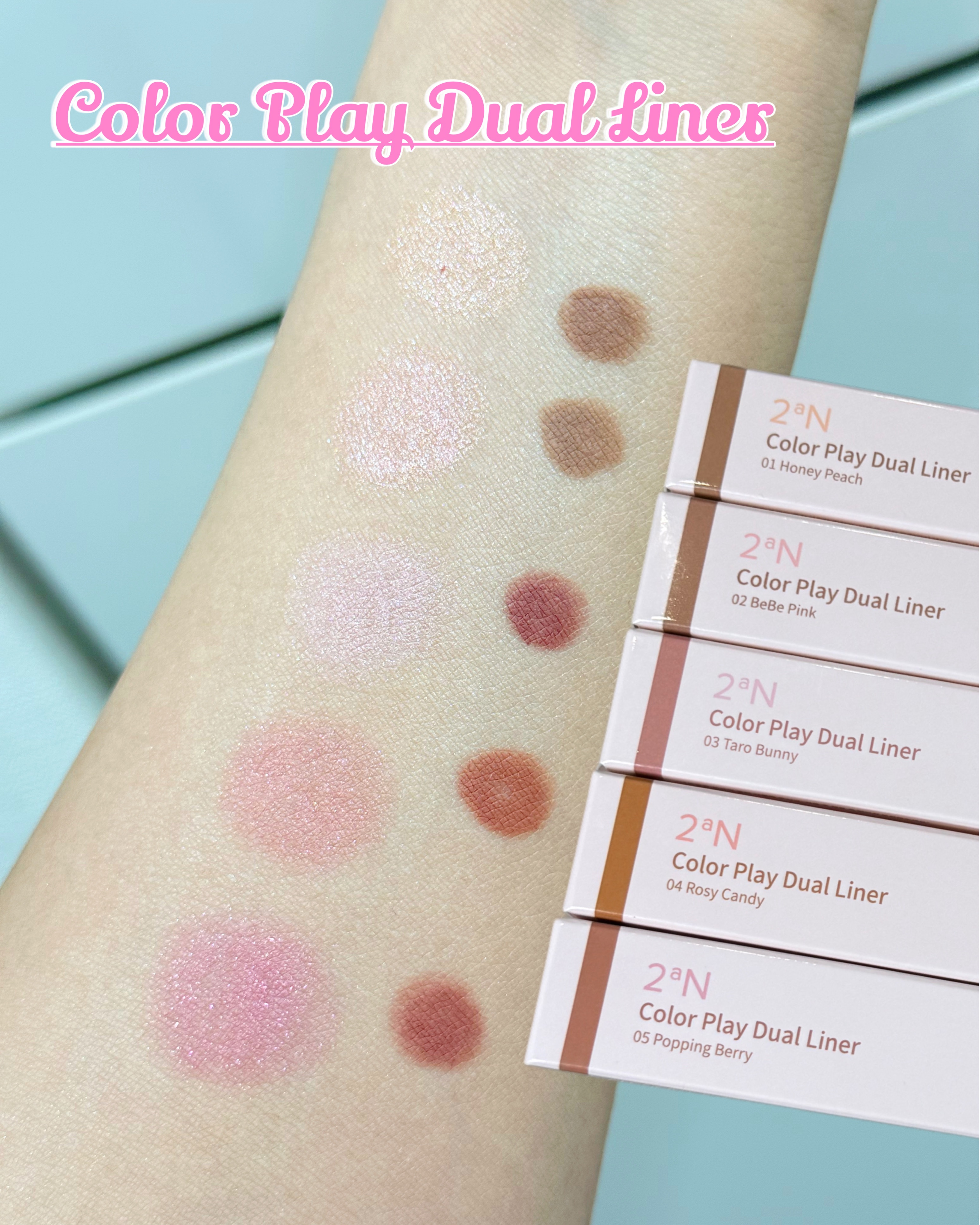 カラープレイデュアルライナー/2aN/スティックアイシャドウを使ったクチコミ（3枚目）