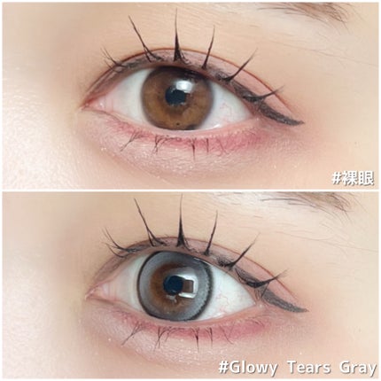 Glowy Tear 1day/OLENS/ワンデー(1DAY)カラコンを使ったクチコミ(6枚目)