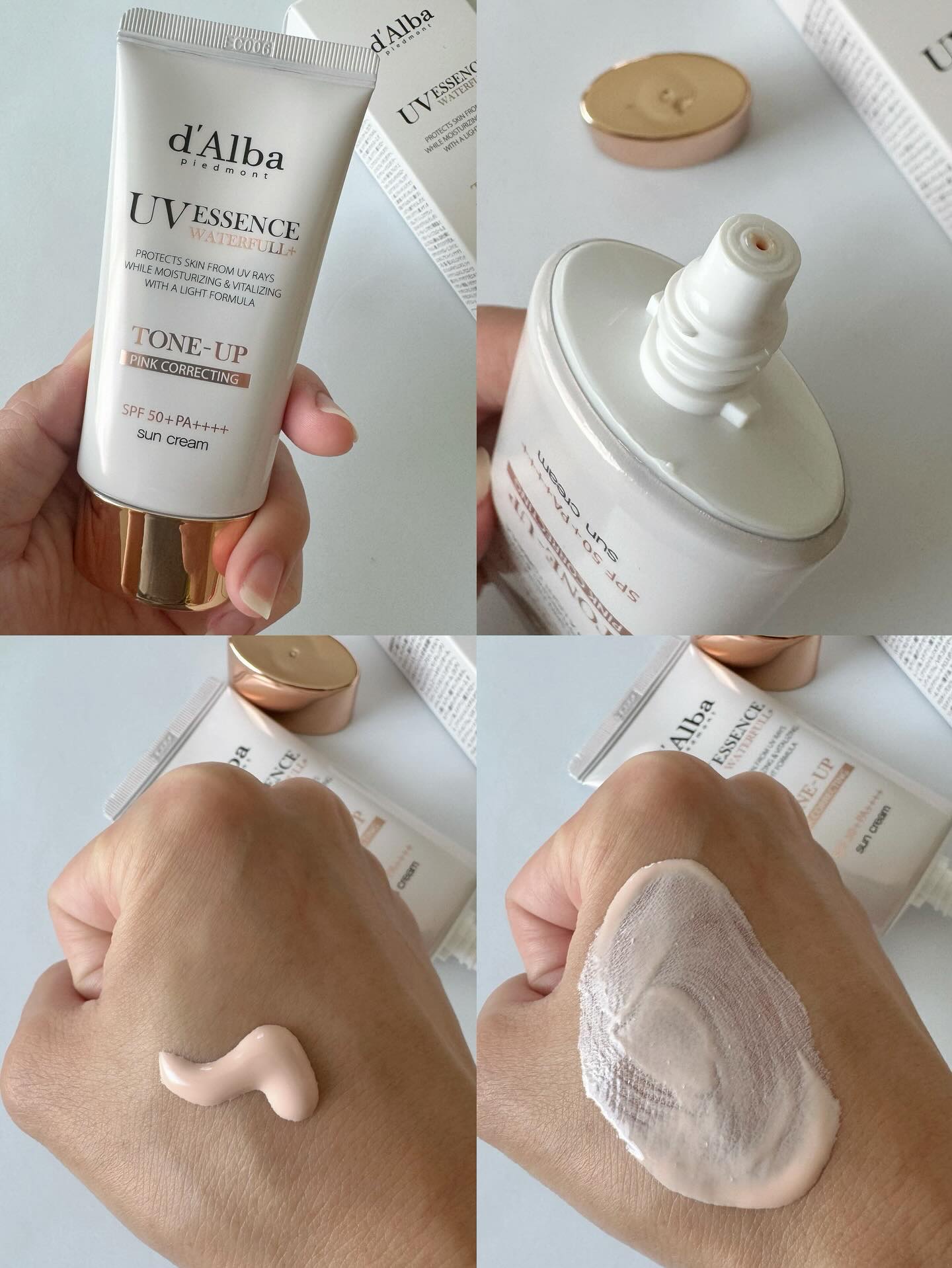 ウォータフルトーンアップサンクリーム/ダルバ/日焼け止めクリームを使ったクチコミ（3枚目）