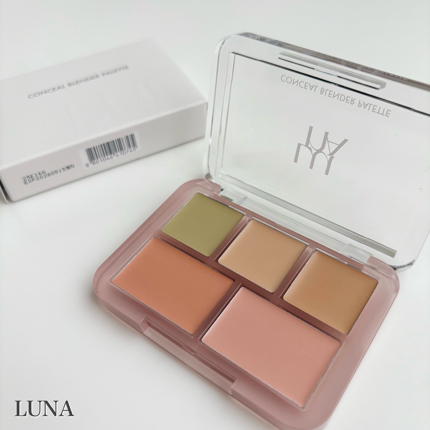 コンシールブレンダーパレット/LUNA/パレットコンシーラーを使ったクチコミ（1枚目）