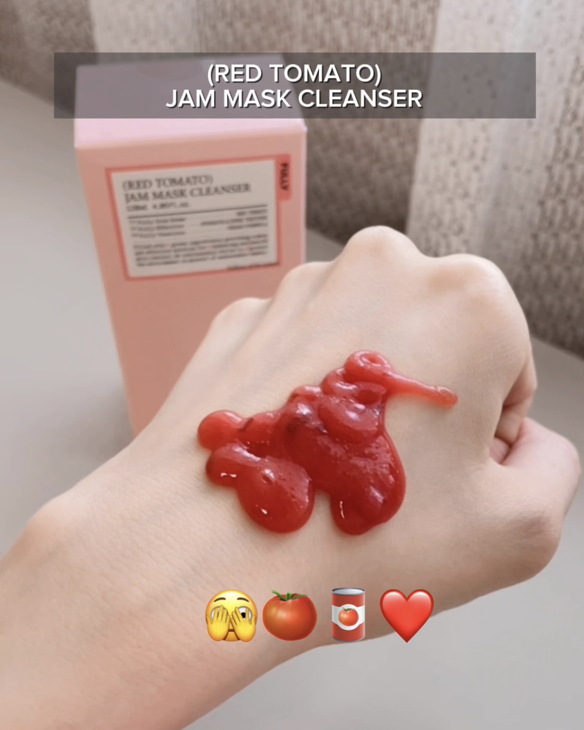 レッドトマトジャムマスククレンザー/FULLY/その他洗顔料を使ったクチコミ（3枚目）