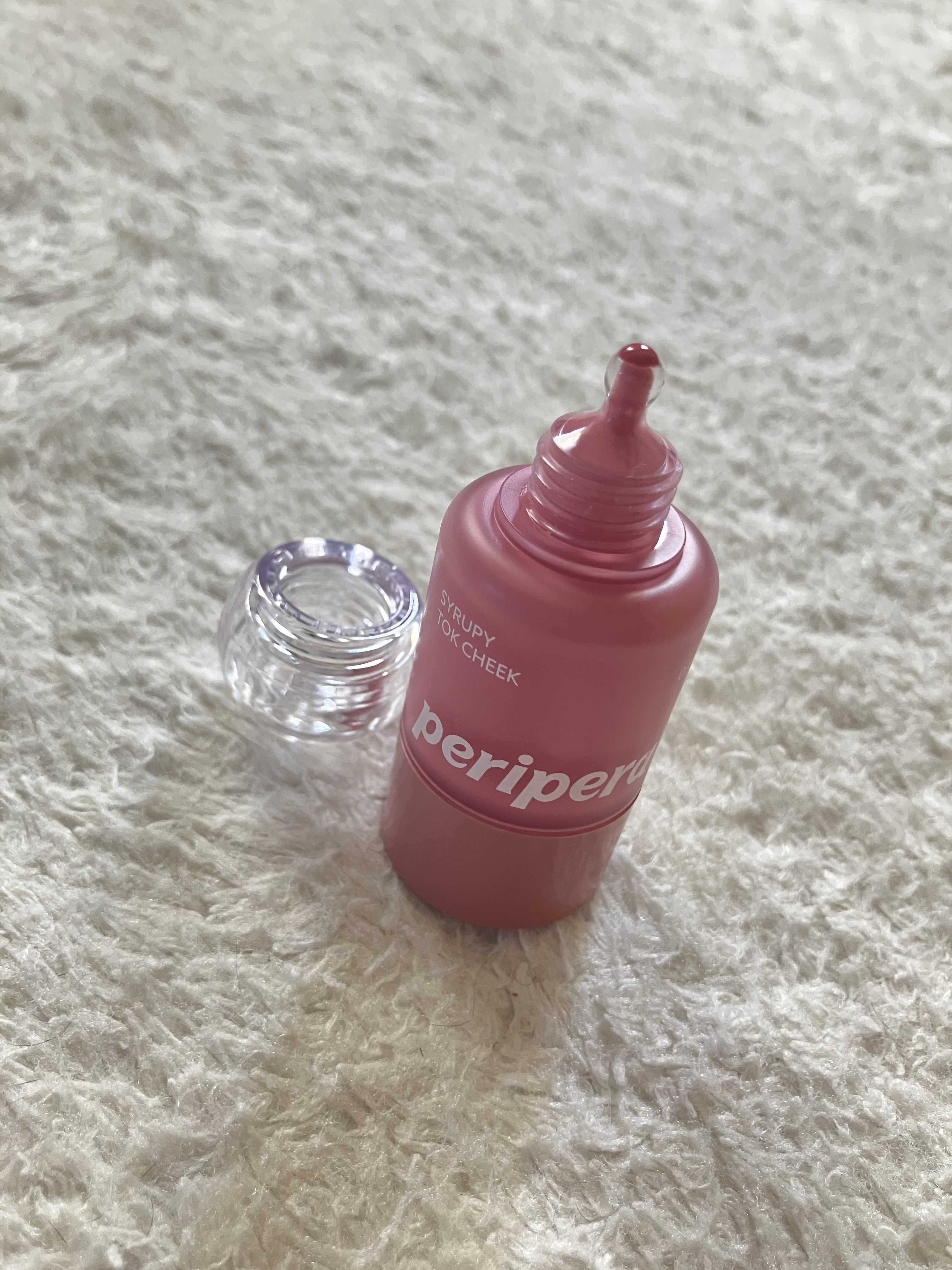 ペリペラ シロッピー トック チーク/PERIPERA/リキッドチークを使ったクチコミ（2枚目）