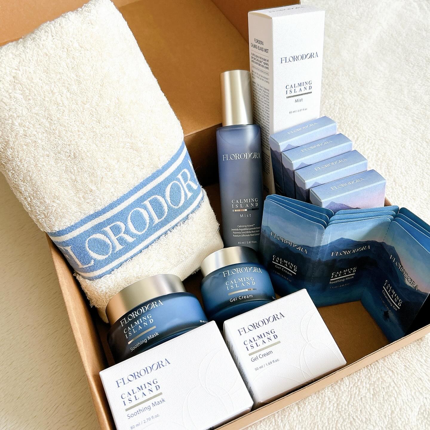 フローロドラ カーミングアイランドジェルクリーム/Florodora/フェイスクリームを使ったクチコミ（1枚目）