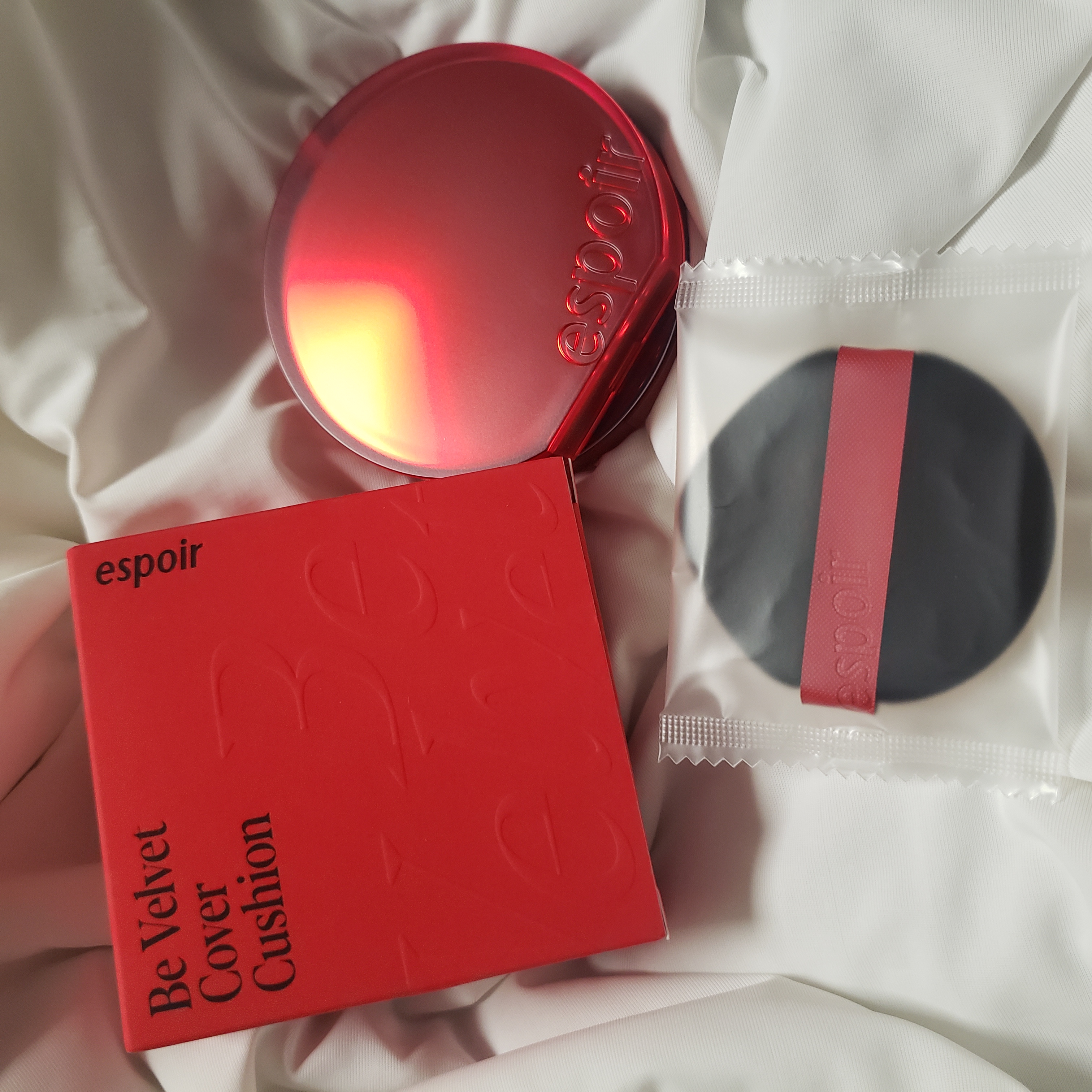 ビーベルベットカバークッション/espoir/クッションファンデーションを使ったクチコミ（1枚目）