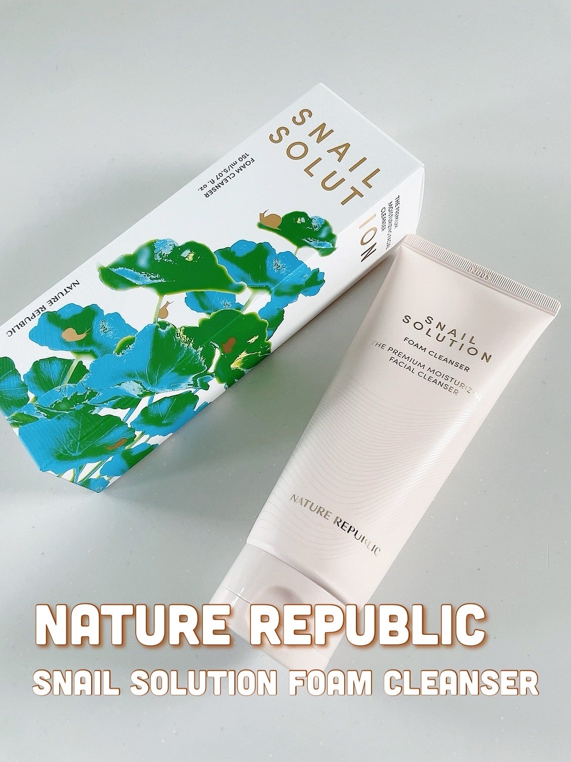 スネイルソリューションフォームクレンザー/ネイチャーリパブリック/洗顔フォームを使ったクチコミ(1枚目)
