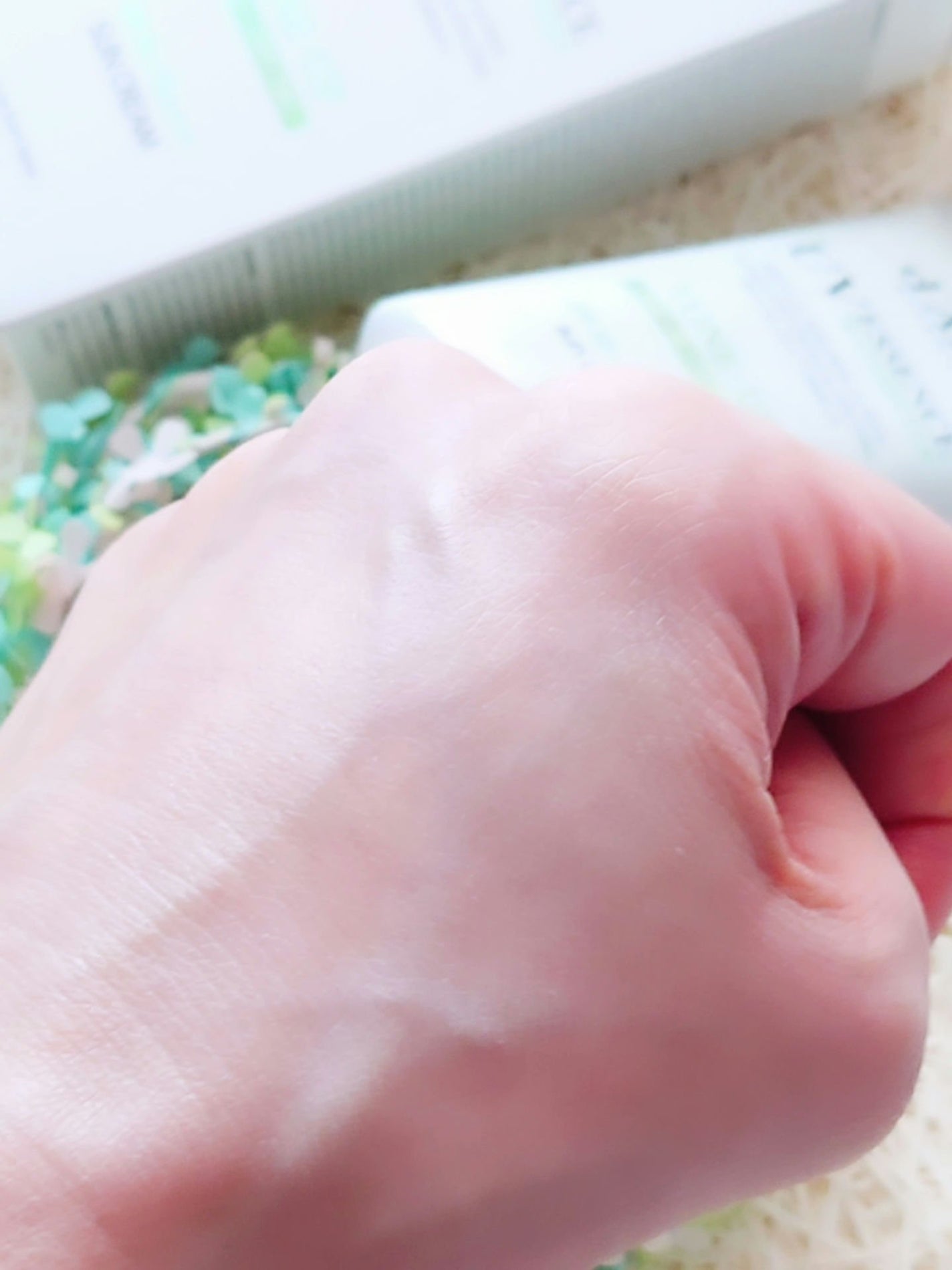 クリーンティーツリーリポソームトーンアップサンクリーム(グリーン)/ダルバ/日焼け止めクリームを使ったクチコミ(7枚目)