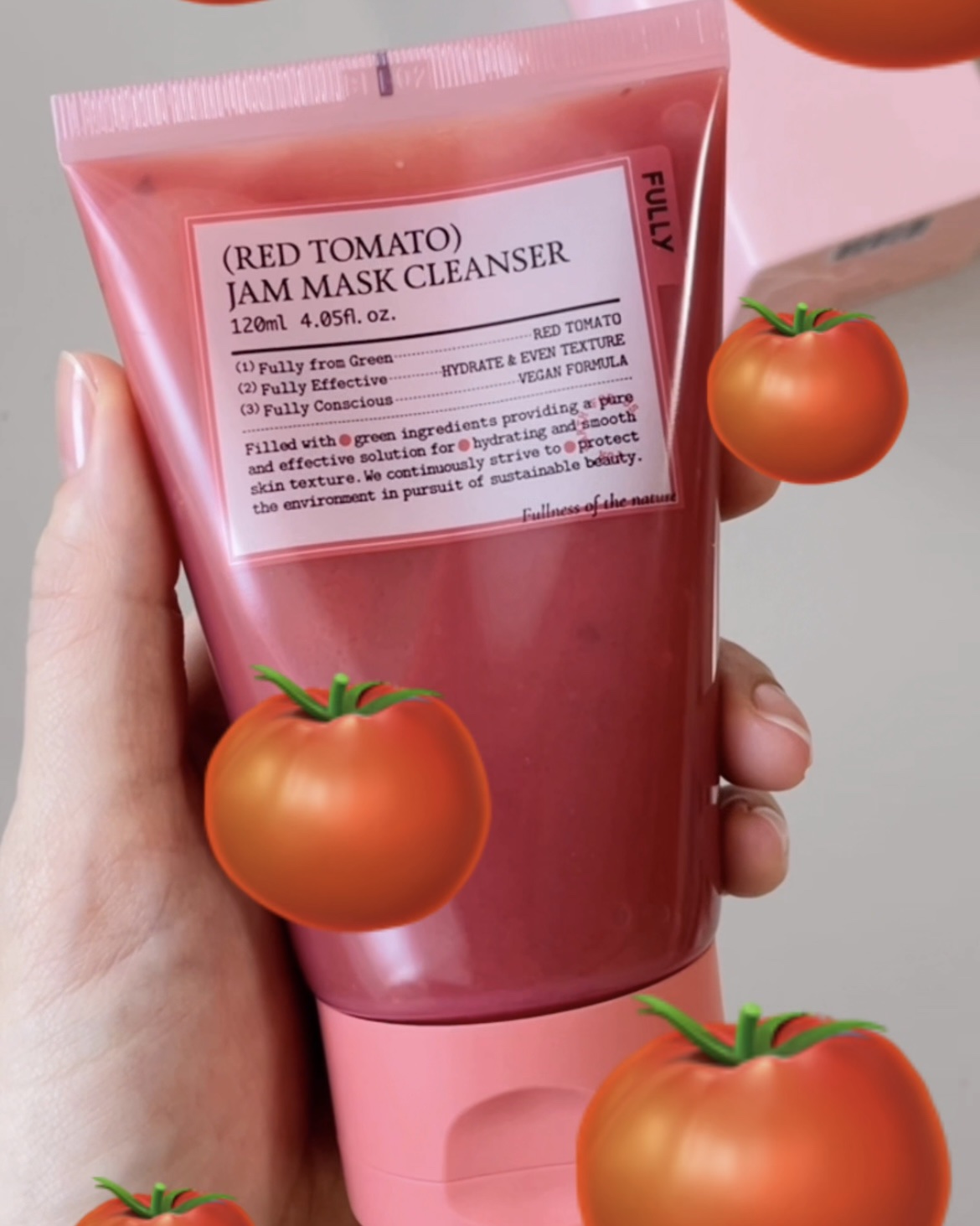 レッドトマトジャムマスククレンザー/FULLY/その他洗顔料を使ったクチコミ（2枚目）