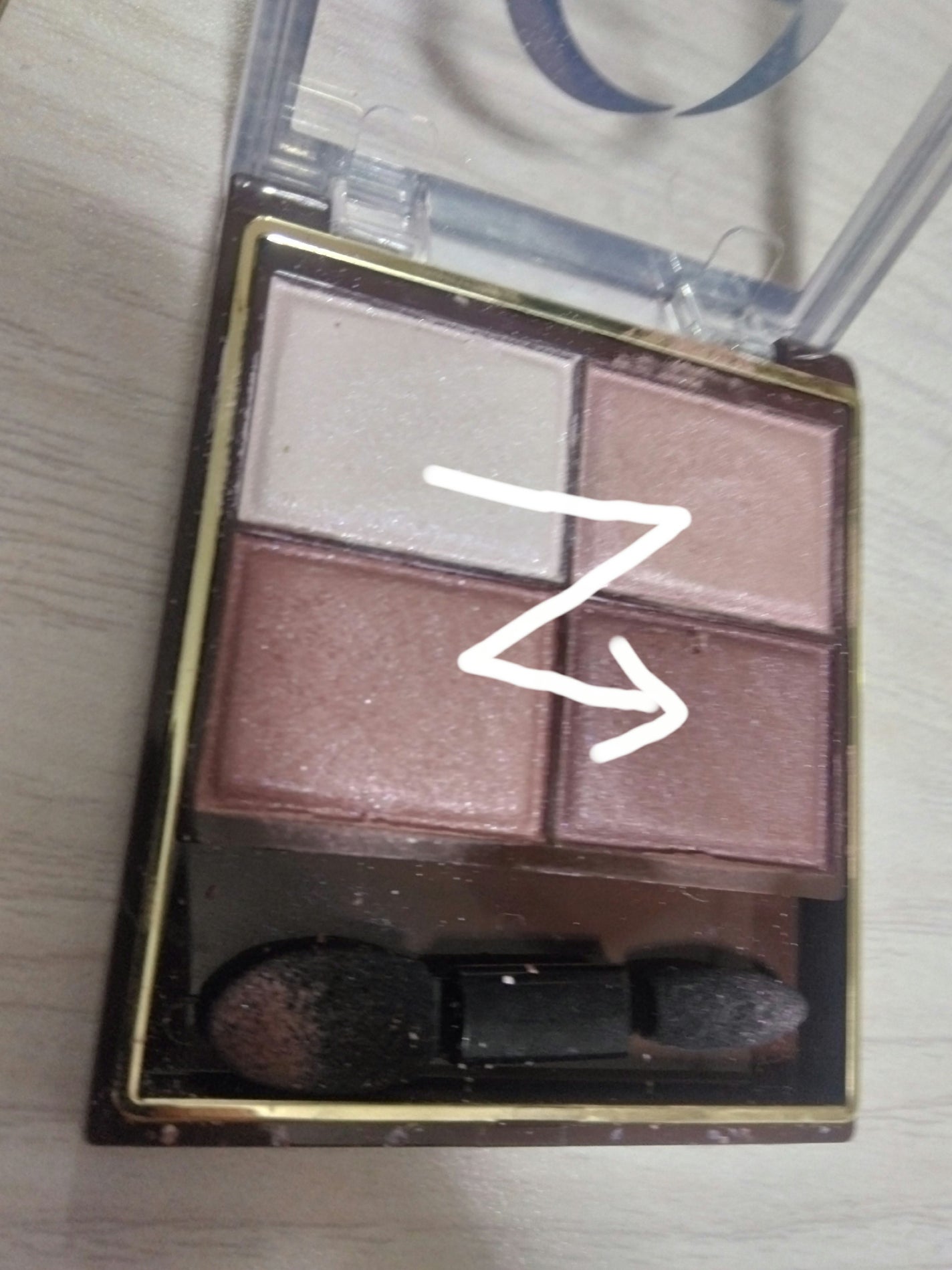 スキニーリッチシャドウ/excel/アイシャドウパレットを使ったクチコミ(2枚目)