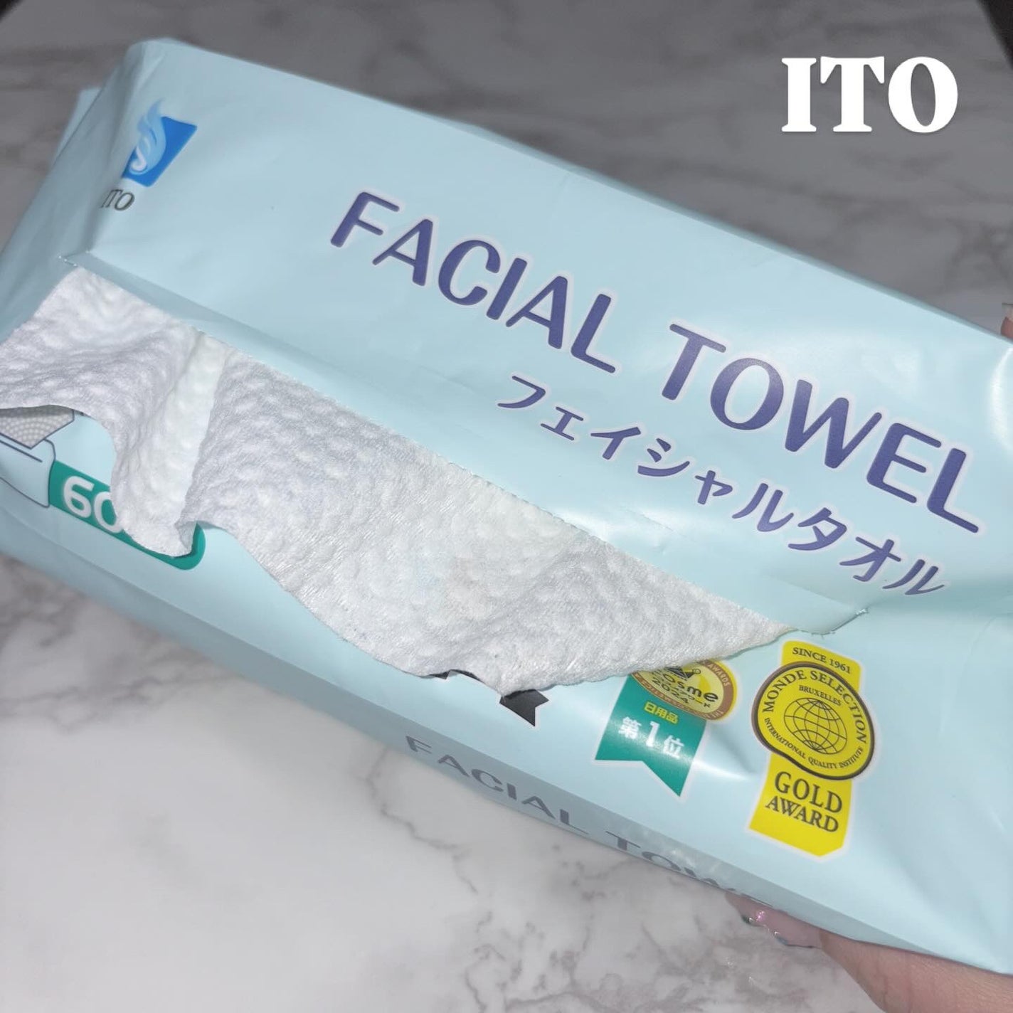 ITOフェイシャルタオル/ITO/クレンジングタオルを使ったクチコミ(1枚目)