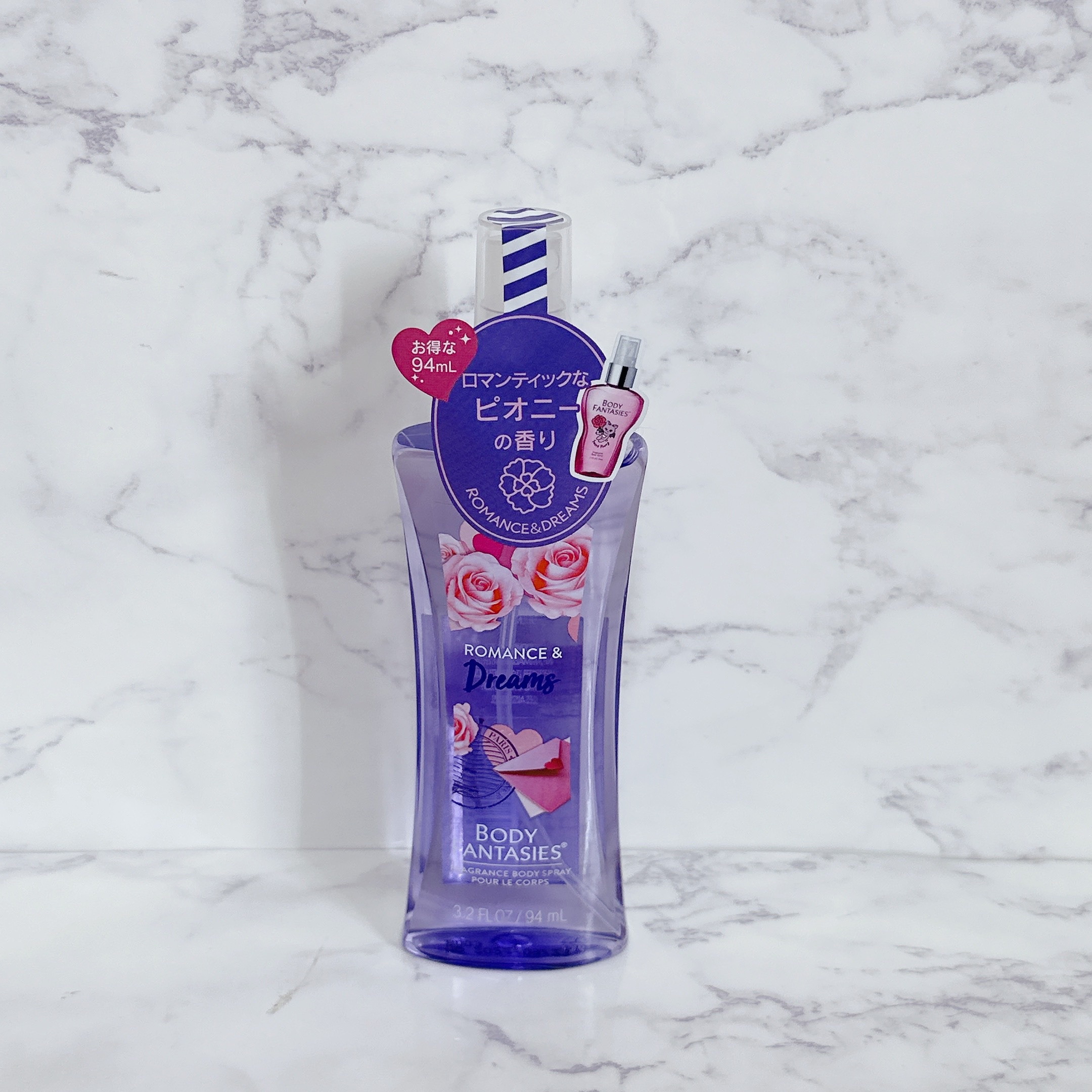 今回はこのボディファンタジーさんの
ボディースプレーを購入しました🌹

オシャレな感じの香りで
匂いがキツすぎないので学校、仕事場でも
使える香りでした☺️

#ボディファンタジー
#ボディスプレーロマンスドリームス 
#ボディスプレー 
