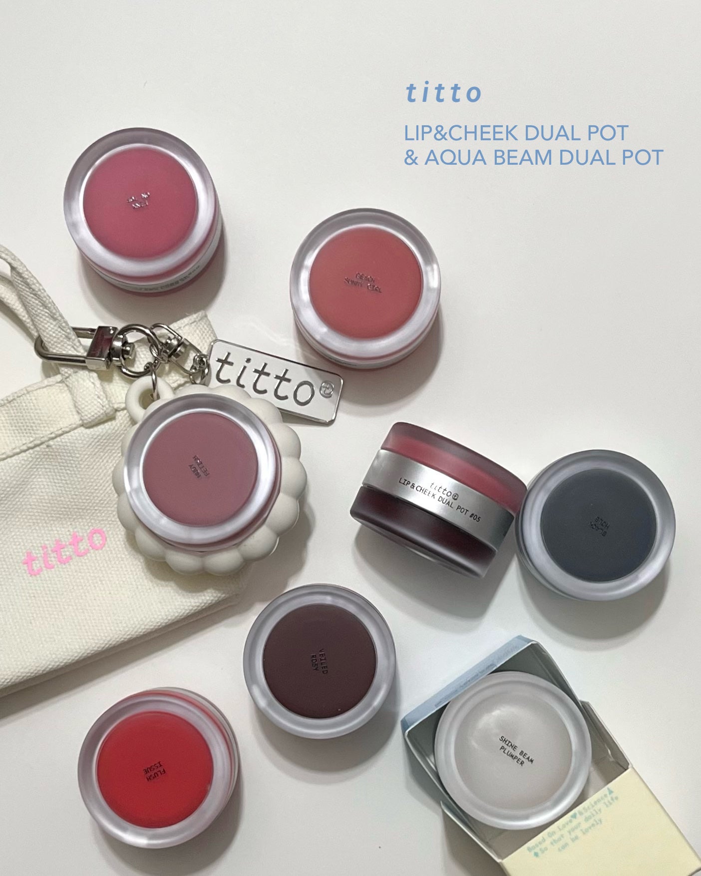 リップアンドチークデュアルポット/titto/口紅を使ったクチコミ(2枚目)