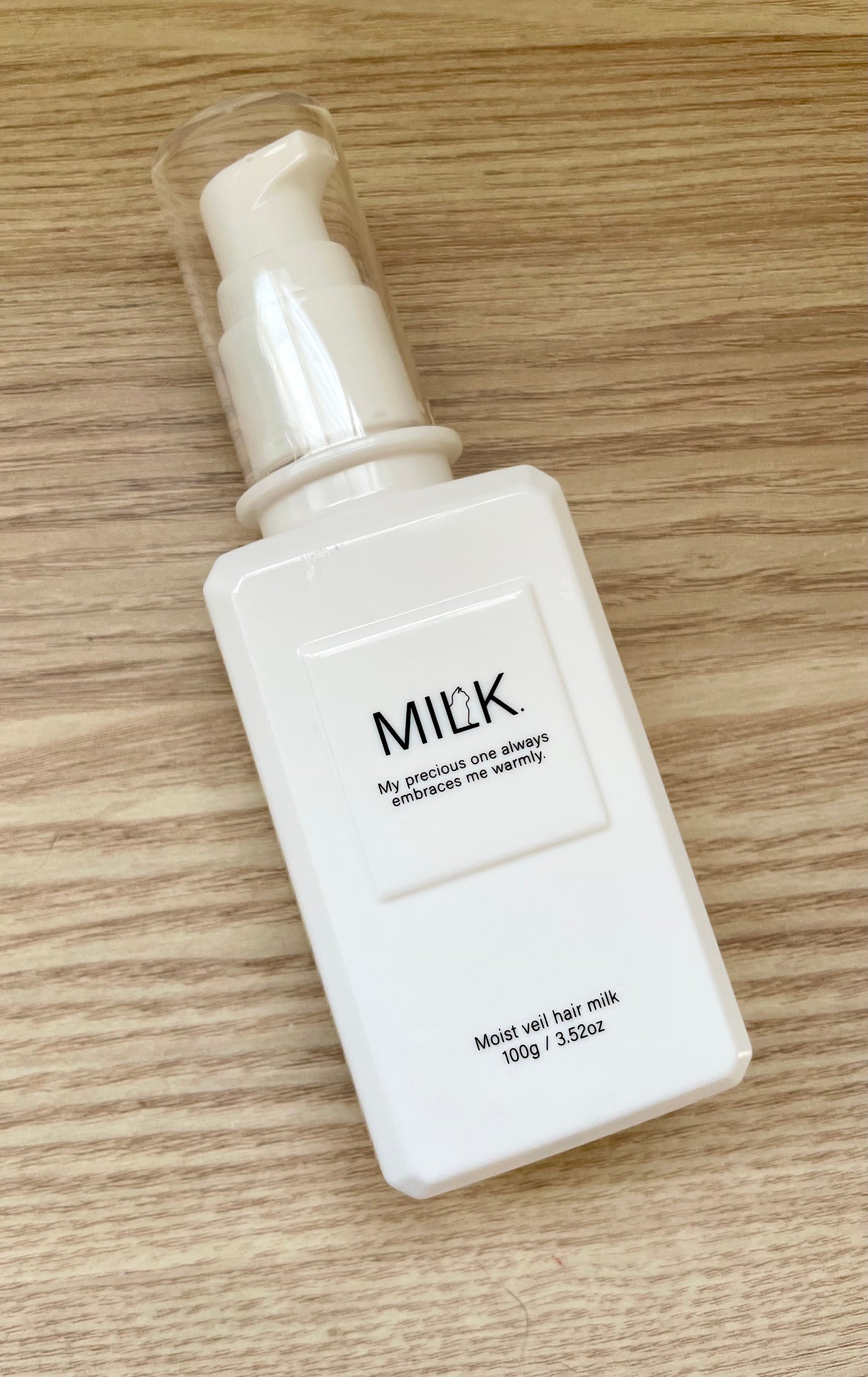 モイストヴェール ヘアミルク<無香料>/MILK./ヘアミルクを使ったクチコミ(1枚目)