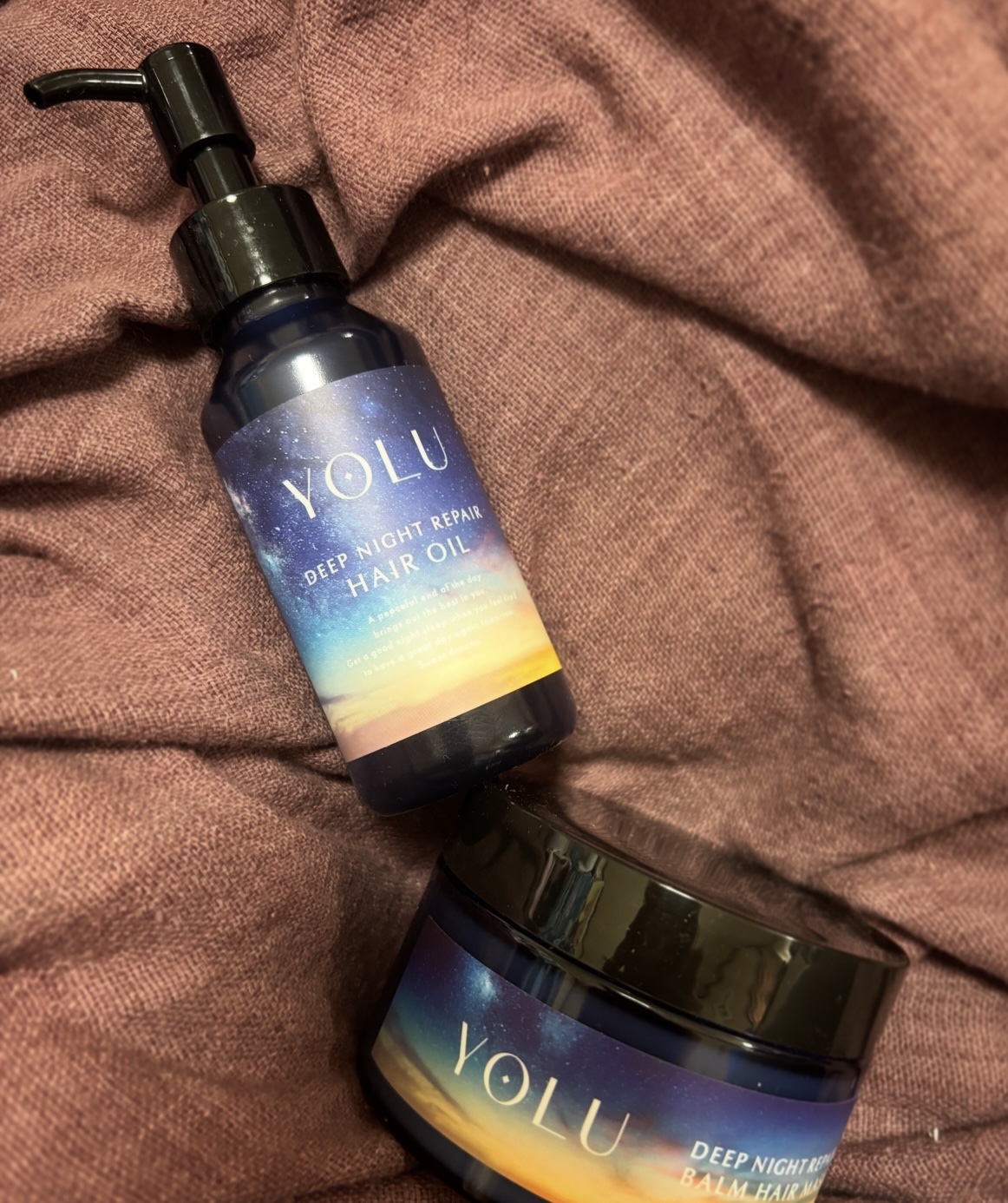 ヨル　ディープナイトリペアヘアオイル/YOLU/ヘアオイルを使ったクチコミ（1枚目）
