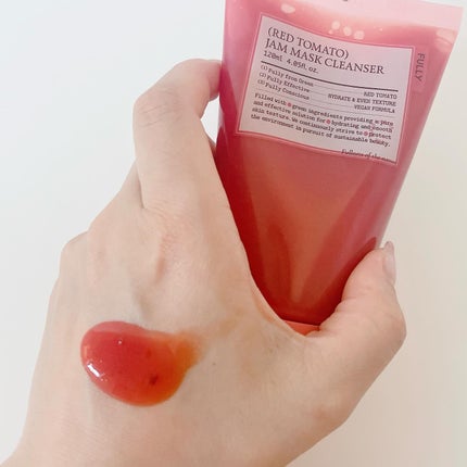 レッドトマトジャムマスククレンザー/FULLY/その他洗顔料を使ったクチコミ(4枚目)