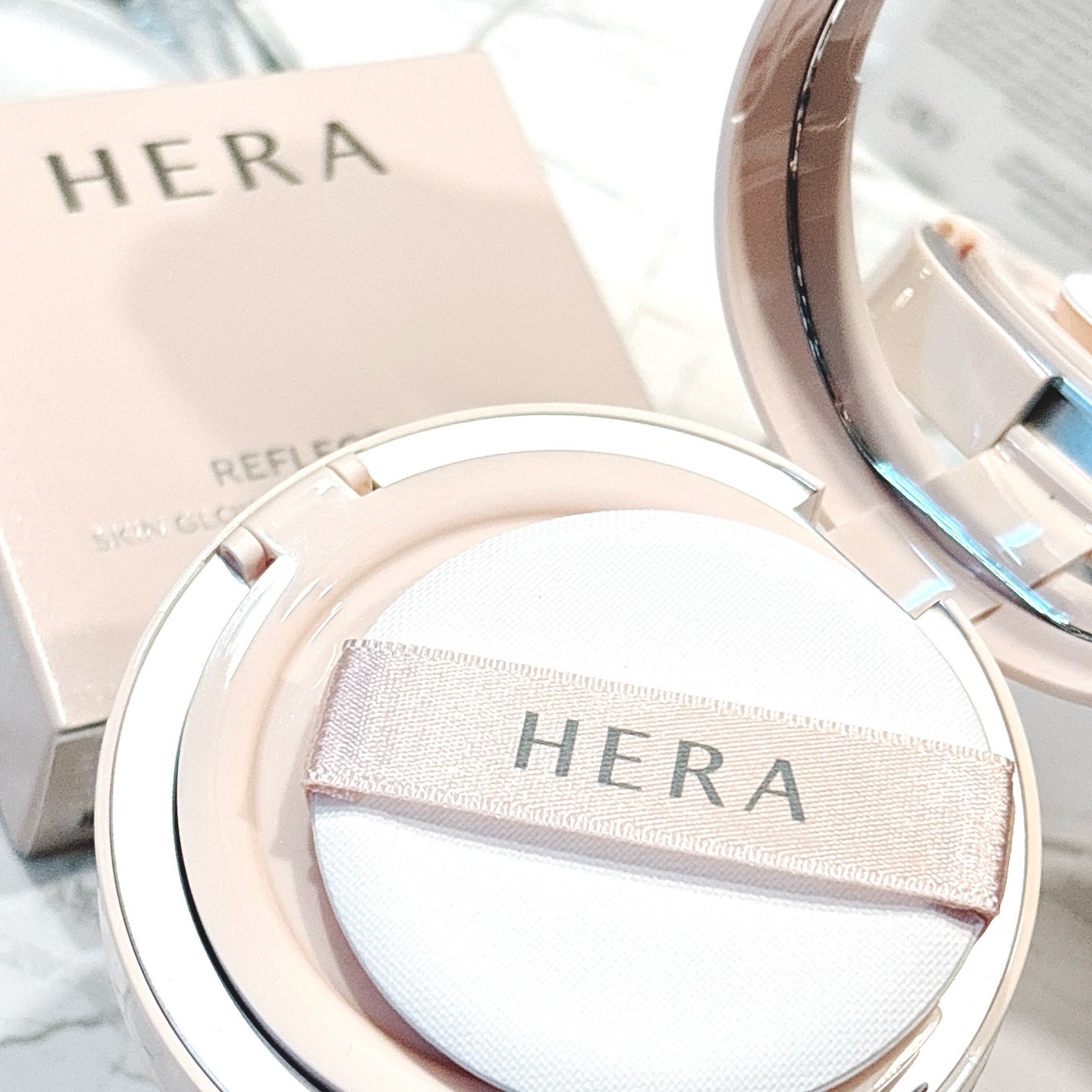 リフレクション スキン グロウ クッション ファンデーション/HERA/クッションファンデーションを使ったクチコミ(2枚目)