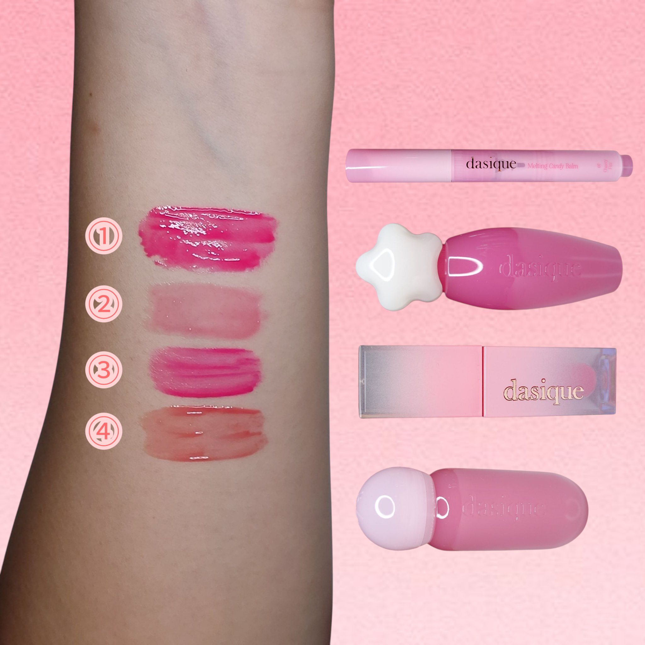 ピュアウォーターリップグロス/dasique/リップグロスを使ったクチコミ（2枚目）