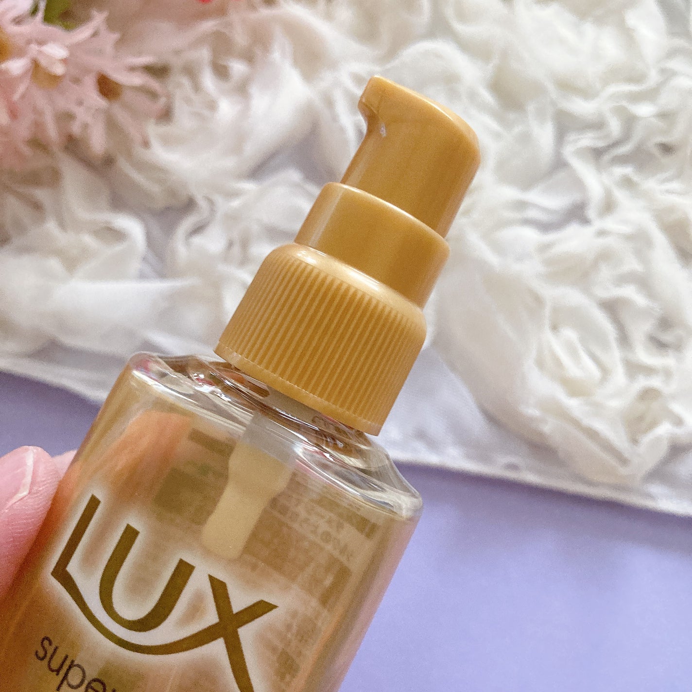 スーパーリッチシャイン ダメージリペア リッチ補修オイル/LUX/ヘアオイルを使ったクチコミ(2枚目)