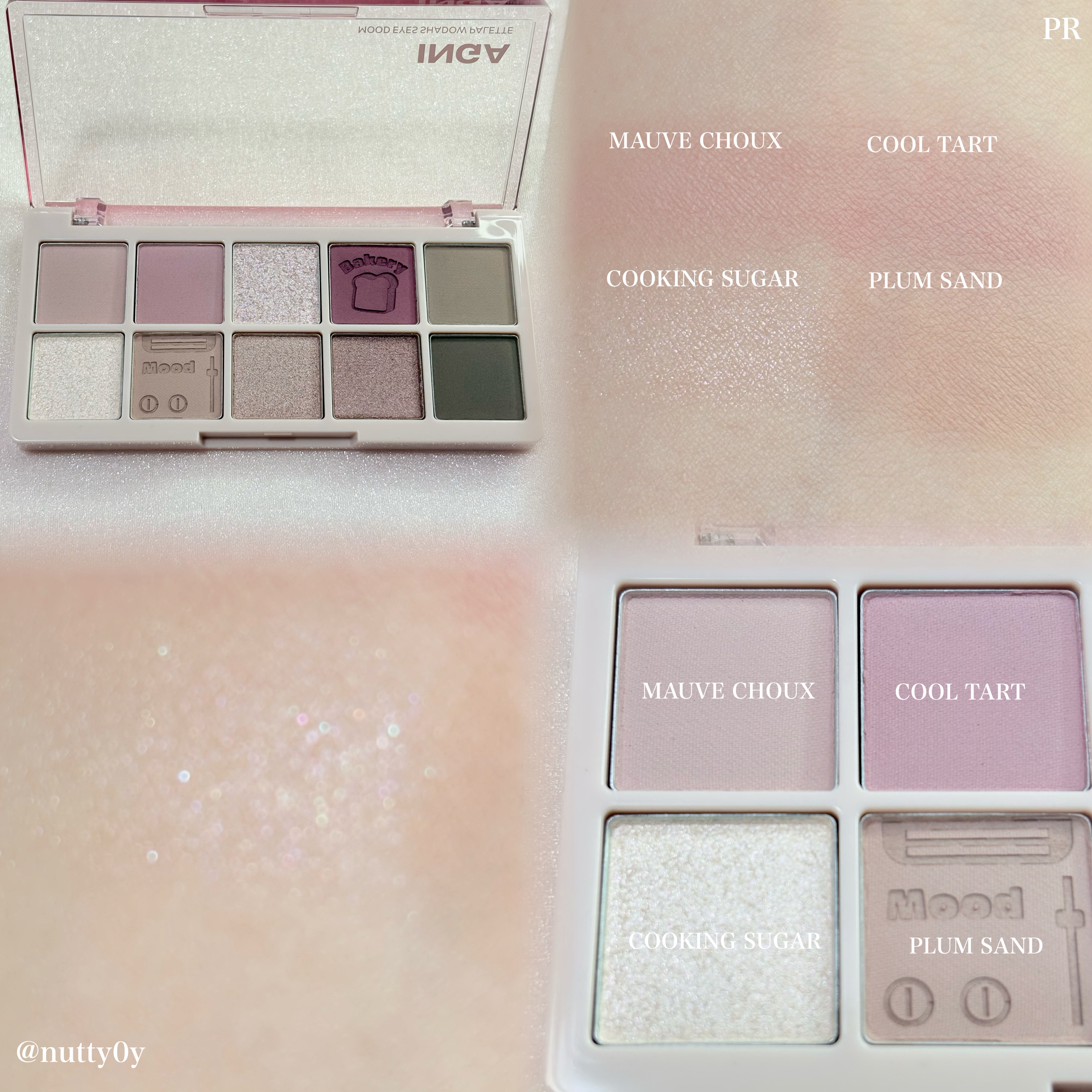 ムードアイズシャドウパレット/INGA/アイシャドウパレットを使ったクチコミ（2枚目）