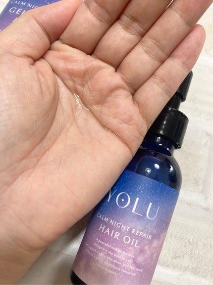 ヨル カームナイトリペアヘアオイル/YOLU/ヘアオイルを使ったクチコミ(1枚目)