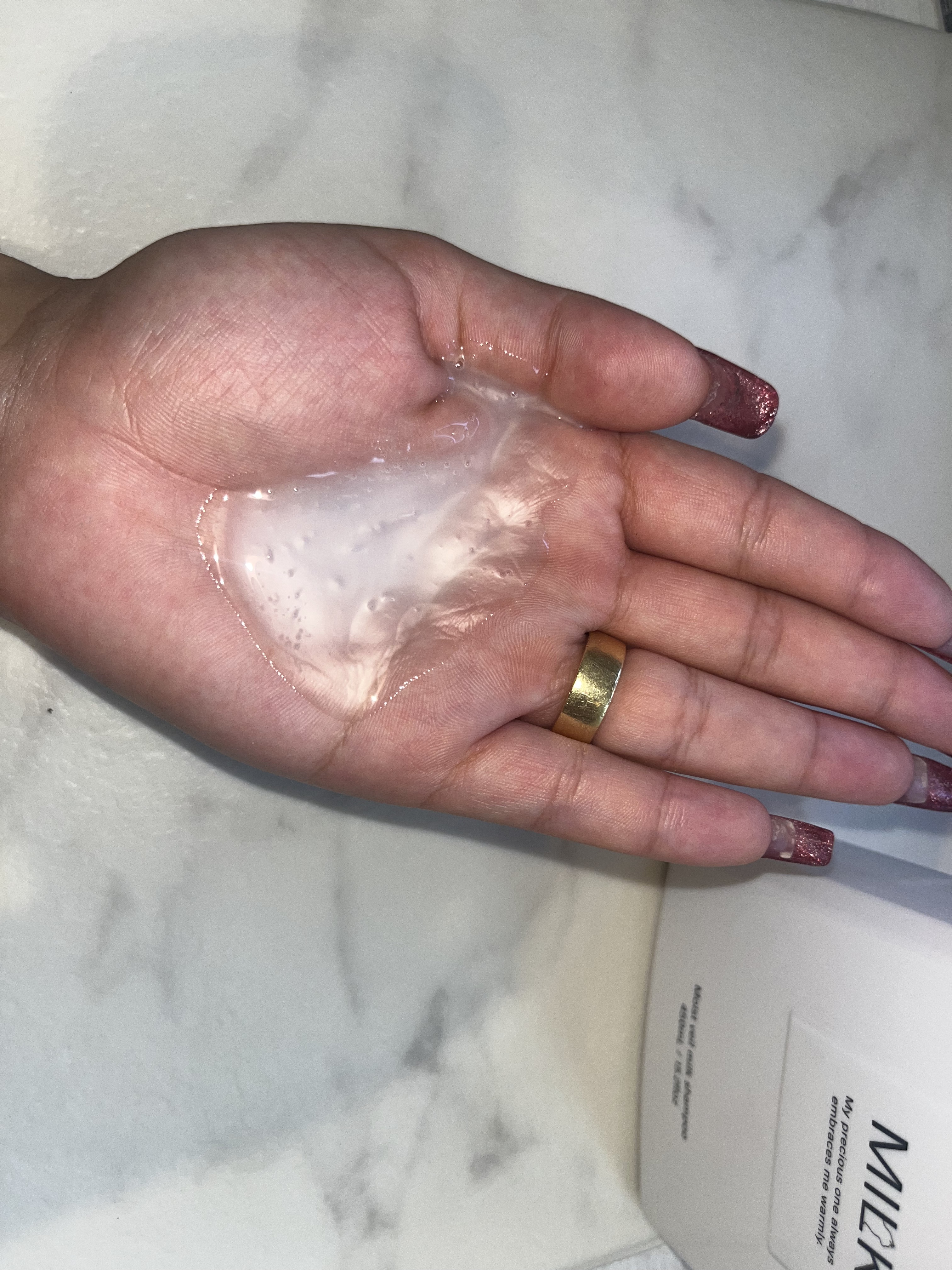 モイストヴェール シャンプー/トリートメント＜無香料＞/MILK./市販シャンプーを使ったクチコミ（3枚目）