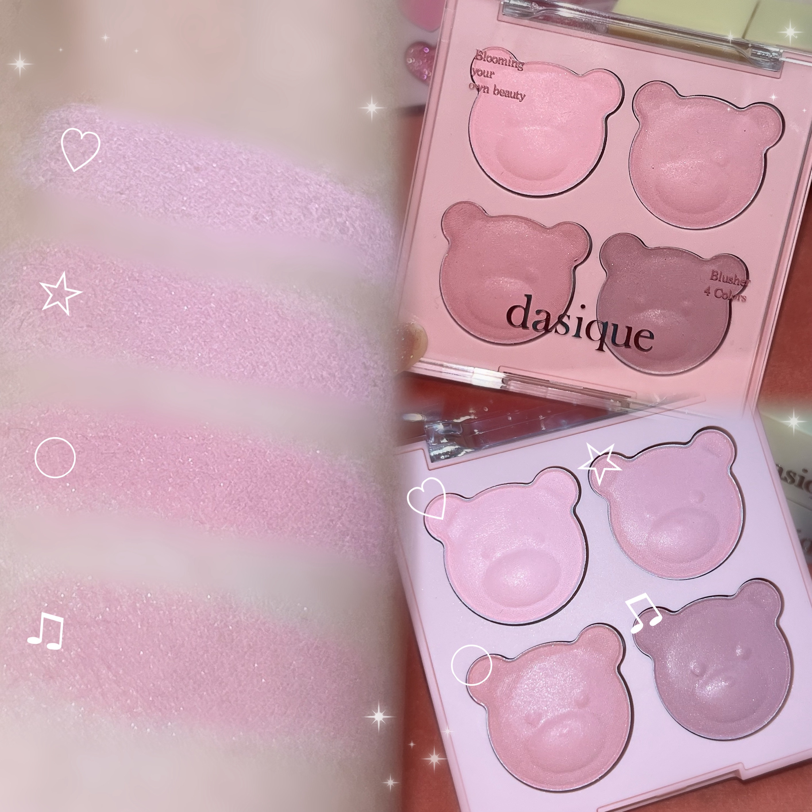 ブレンディングムードチーク/dasique/パウダーチークを使ったクチコミ（3枚目）