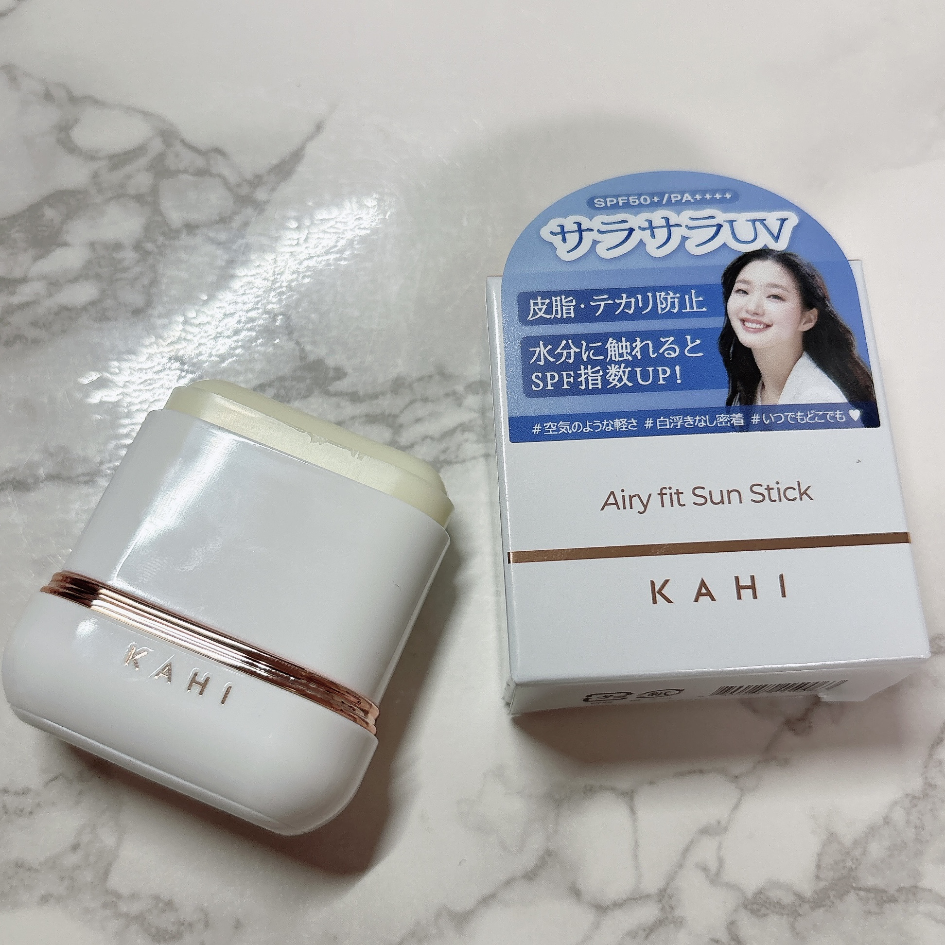 エアリーフィットサンスティック/KAHI/日焼け止めスティックを使ったクチコミ（1枚目）