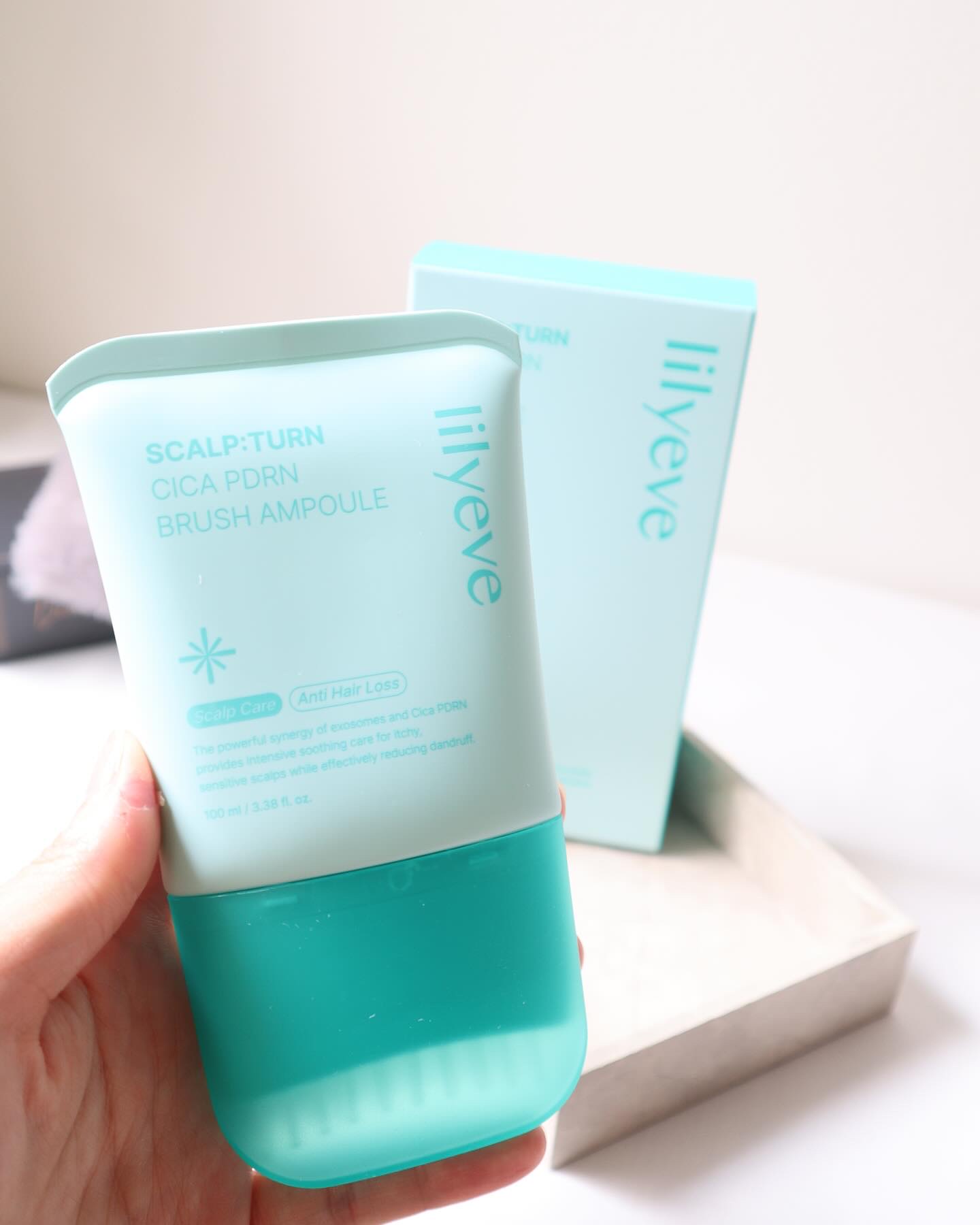 スカルプターンヘアアンプル/リリーイブ/頭皮ローションを使ったクチコミ（3枚目）