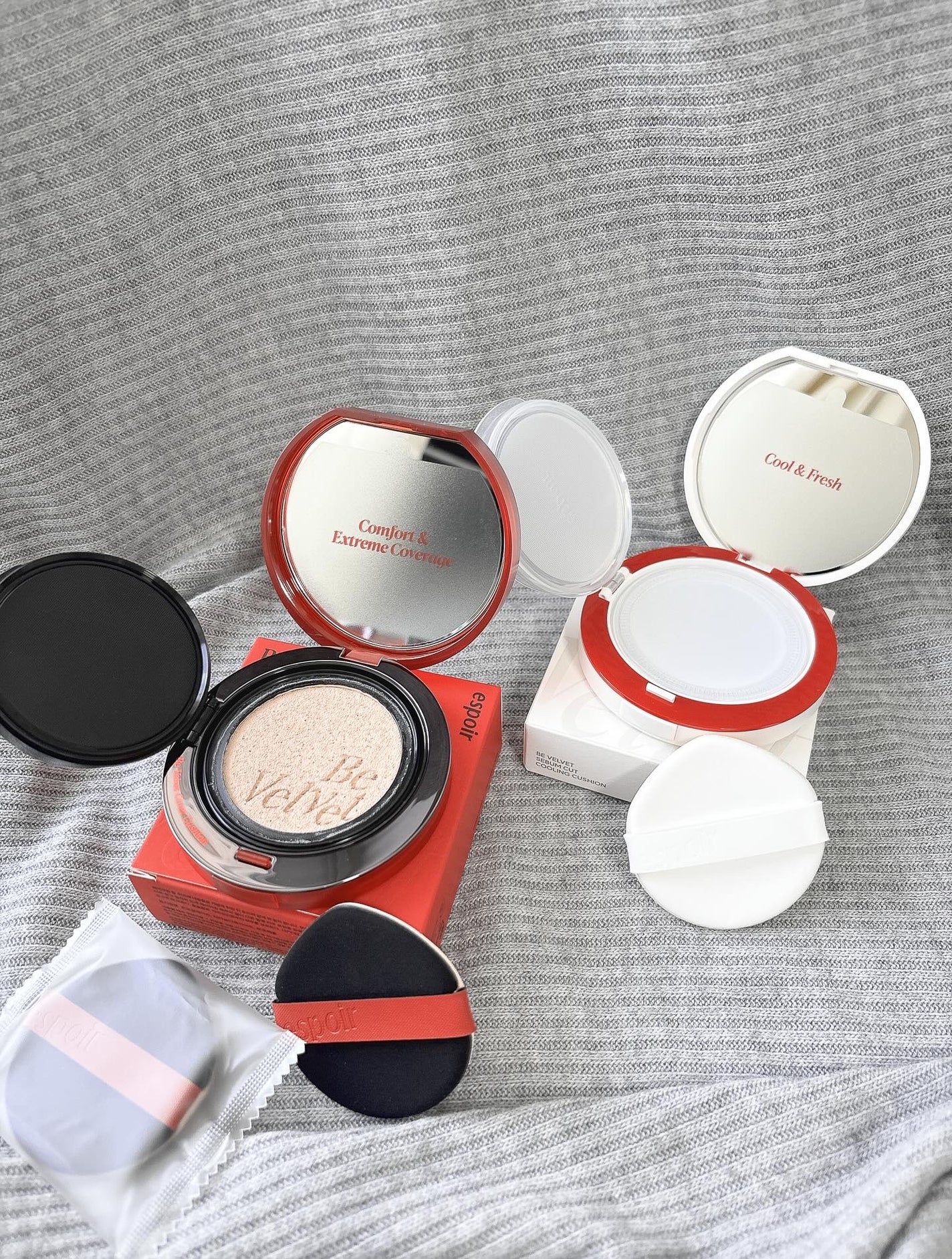 ビーベルベットカバークッション/espoir/クッションファンデーションを使ったクチコミ(4枚目)