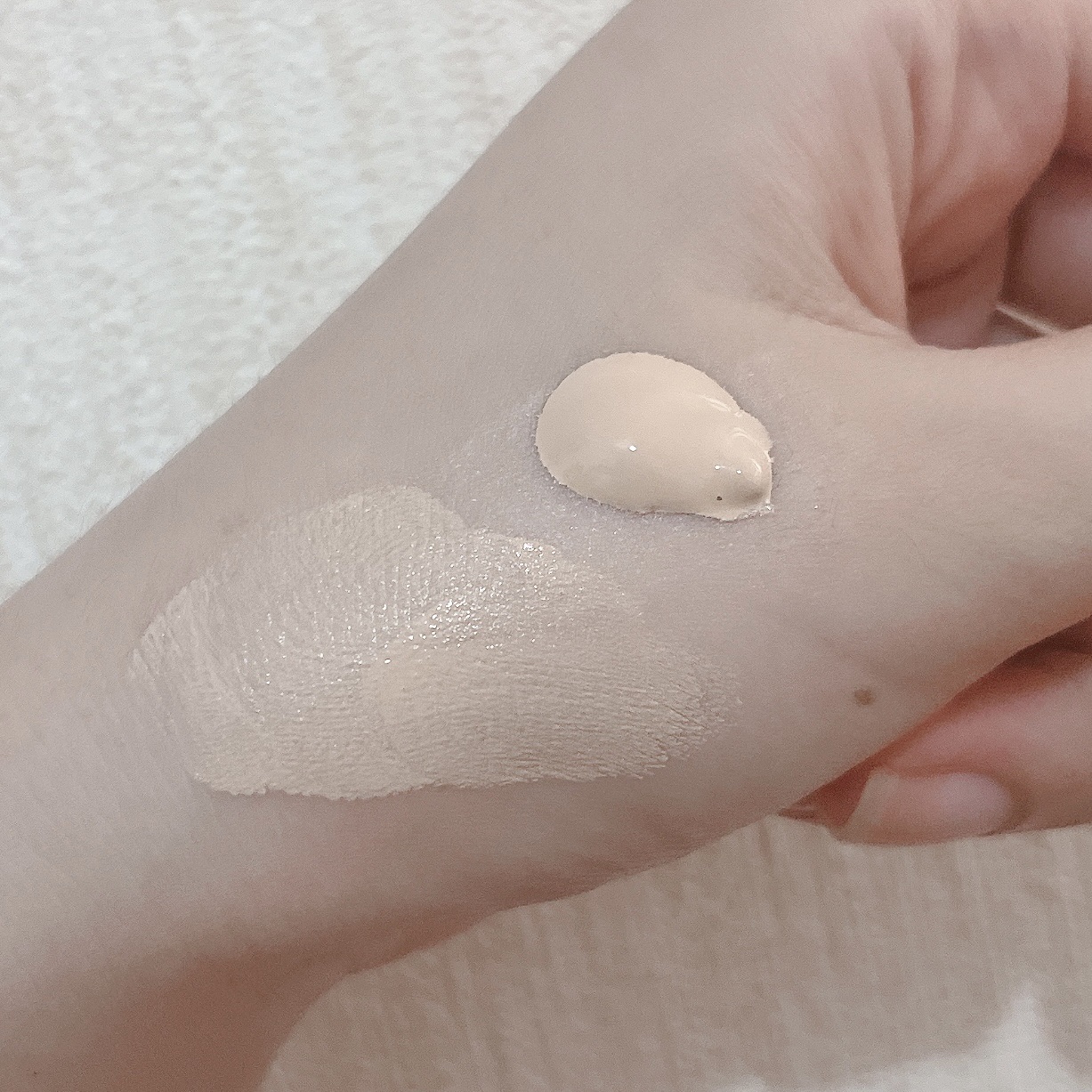 アンリミテッド ケア ツヤ セラム ファンデーション/shu uemura/リキッドファンデーションを使ったクチコミ（3枚目）