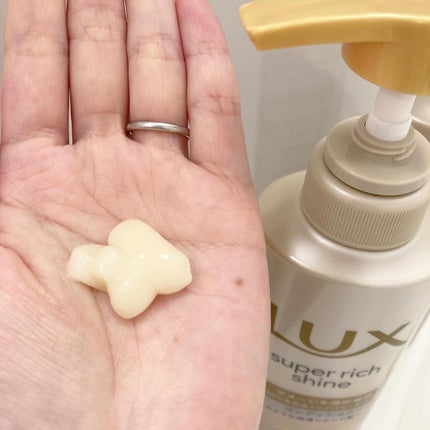 スーパーリッチシャイン ダメージリペア 補修シャンプー / 補修コンディショナー/LUX/市販シャンプーを使ったクチコミ(4枚目)