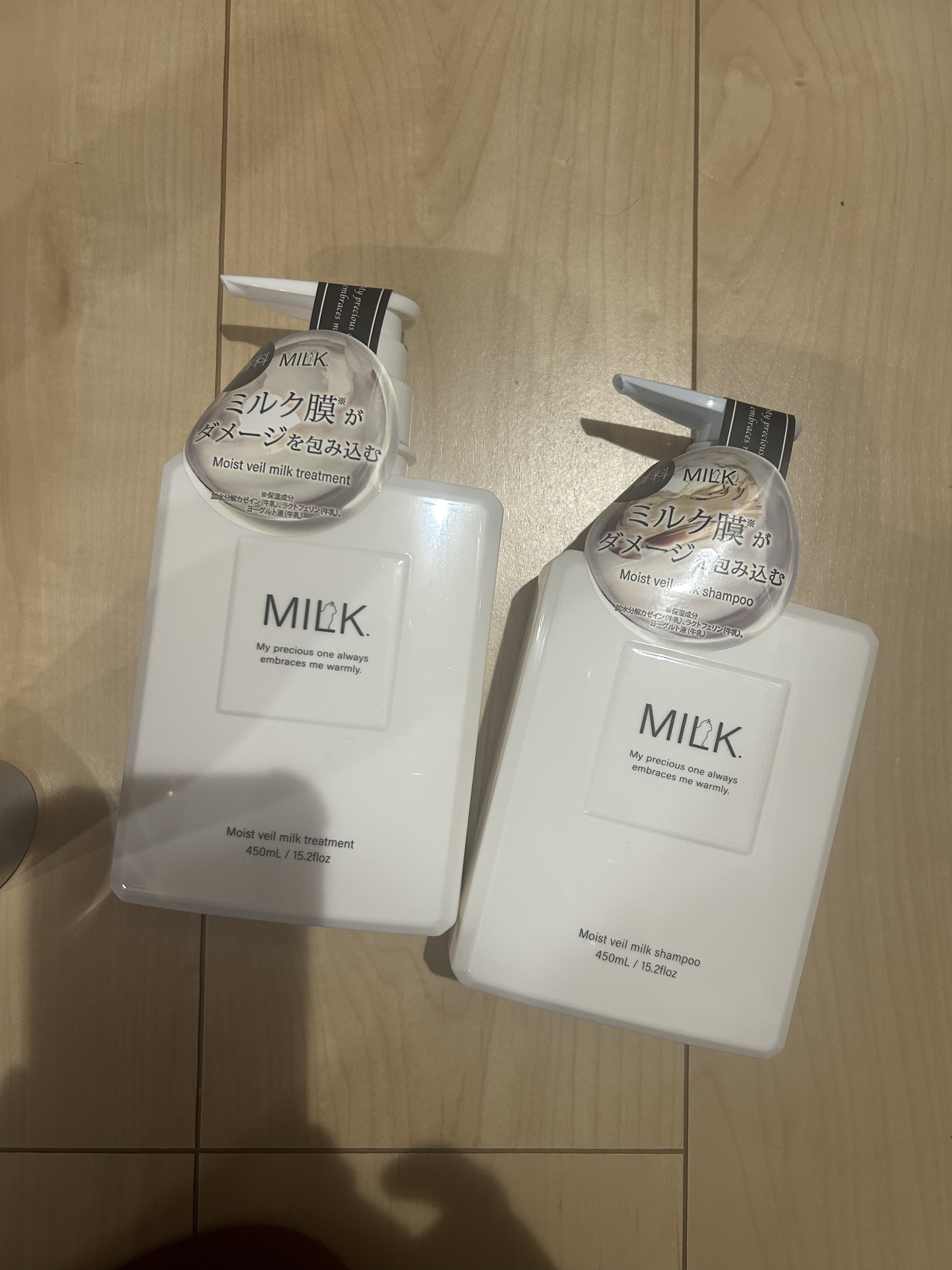 モイストヴェール シャンプー/トリートメント＜無香料＞/MILK./市販シャンプーを使ったクチコミ（1枚目）