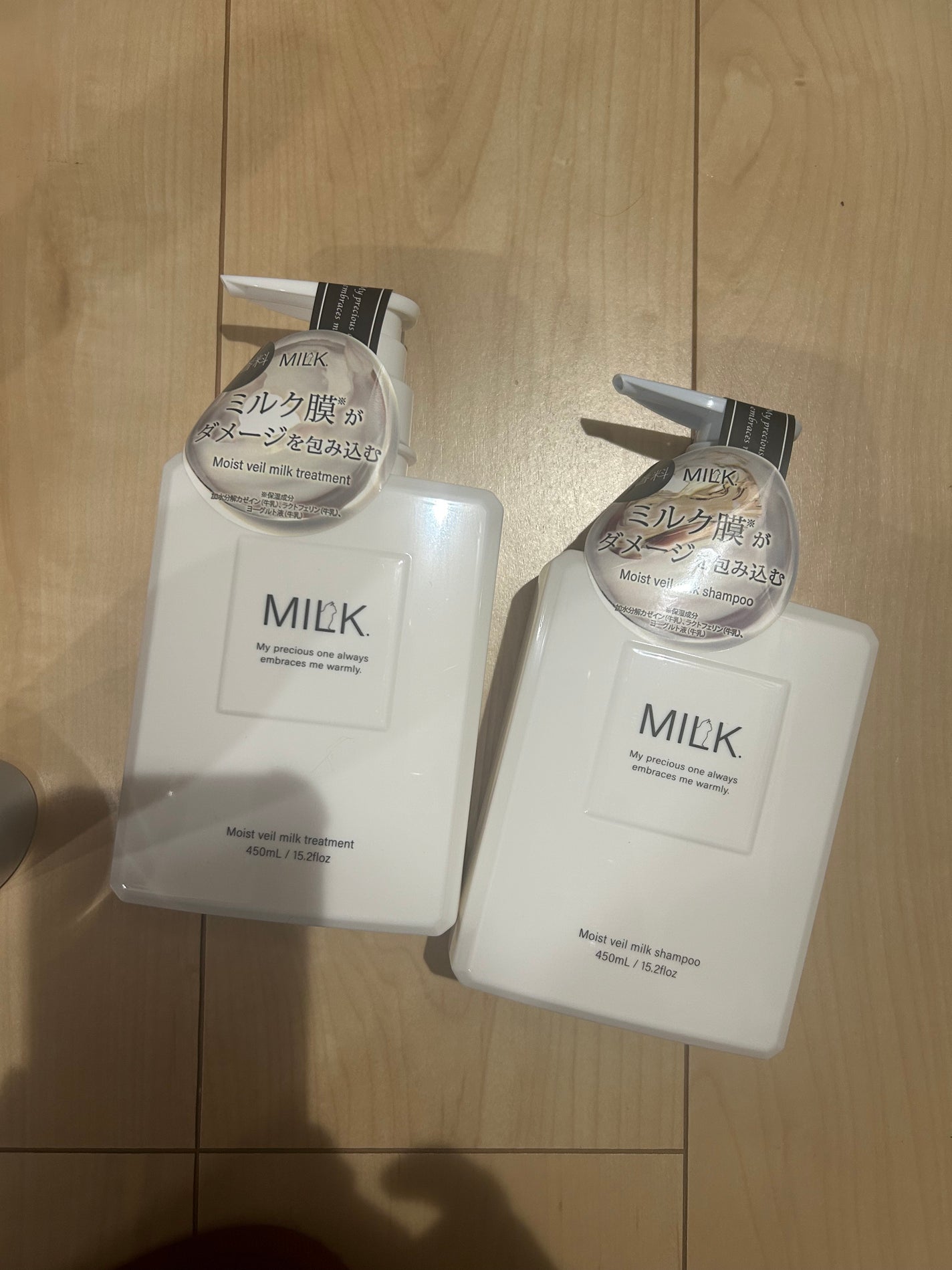 モイストヴェール シャンプー/トリートメント<無香料>/MILK./市販シャンプーを使ったクチコミ(1枚目)