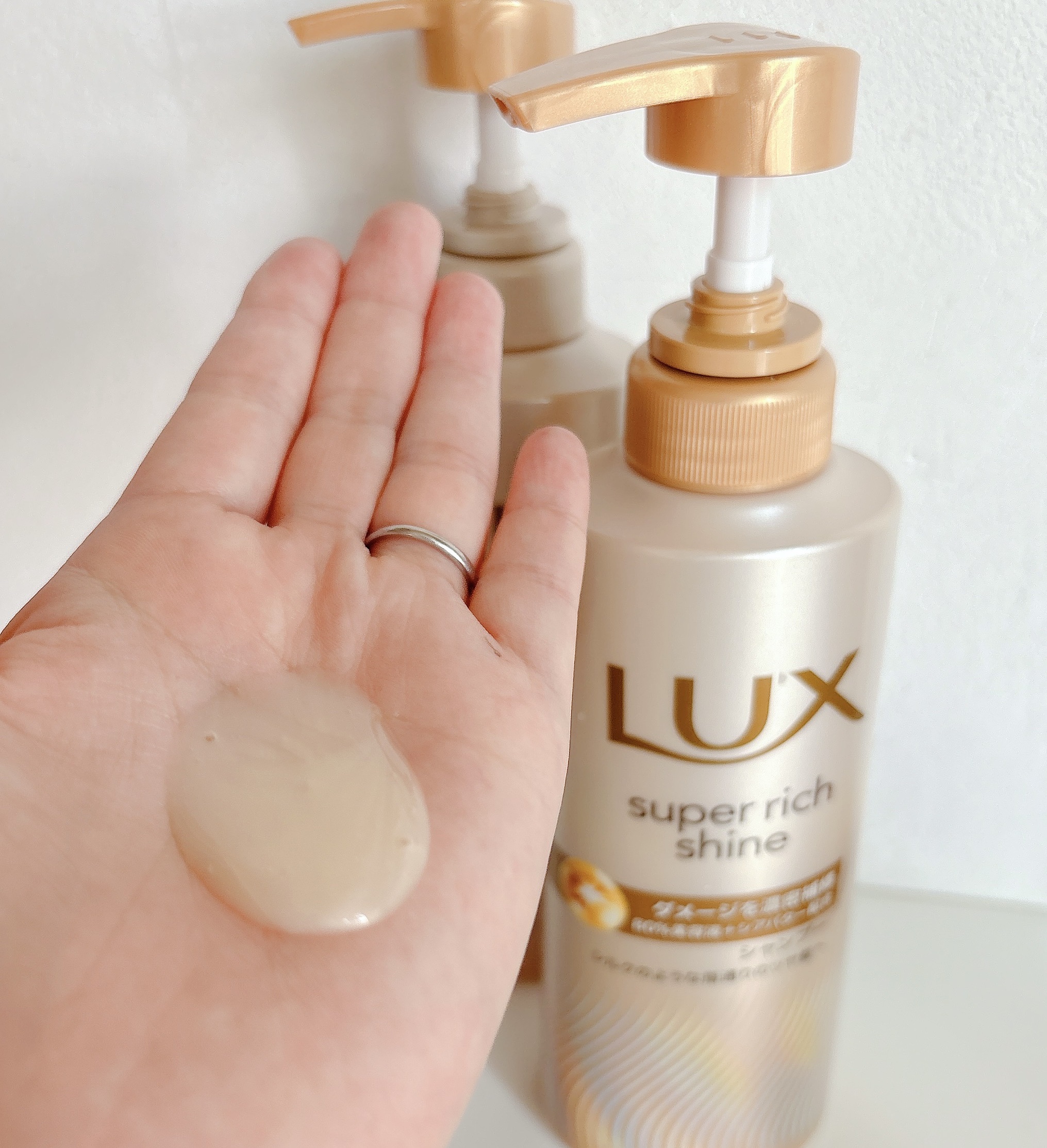 スーパーリッチシャイン ダメージリペア 補修シャンプー / 補修コンディショナー/LUX/市販シャンプーを使ったクチコミ（2枚目）